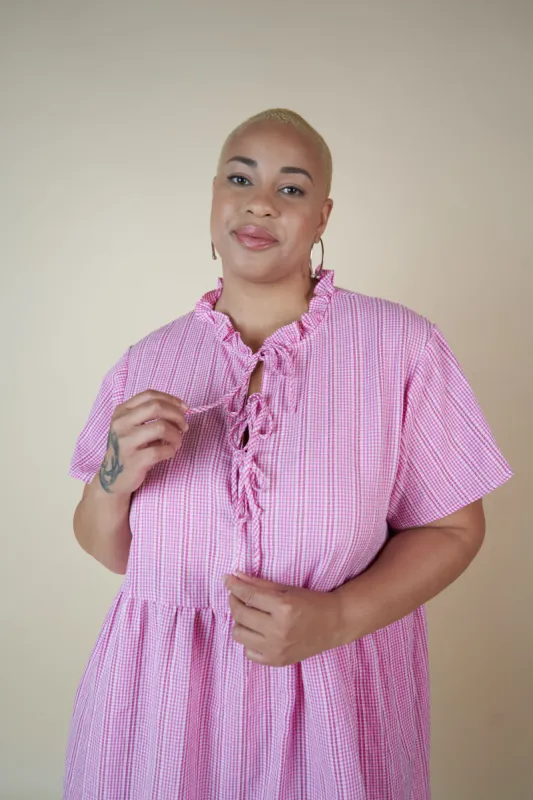 LAURA GINGHAM DRESS sold by Tamara Malas