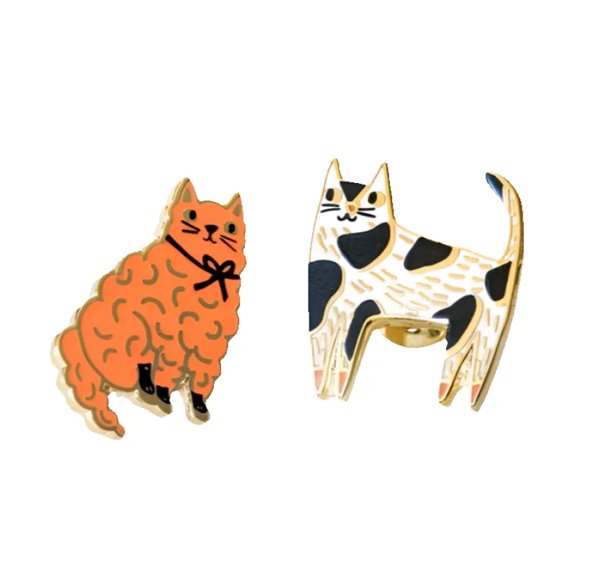 KITTY CAT STUDS made by Yellow Owl Workshop