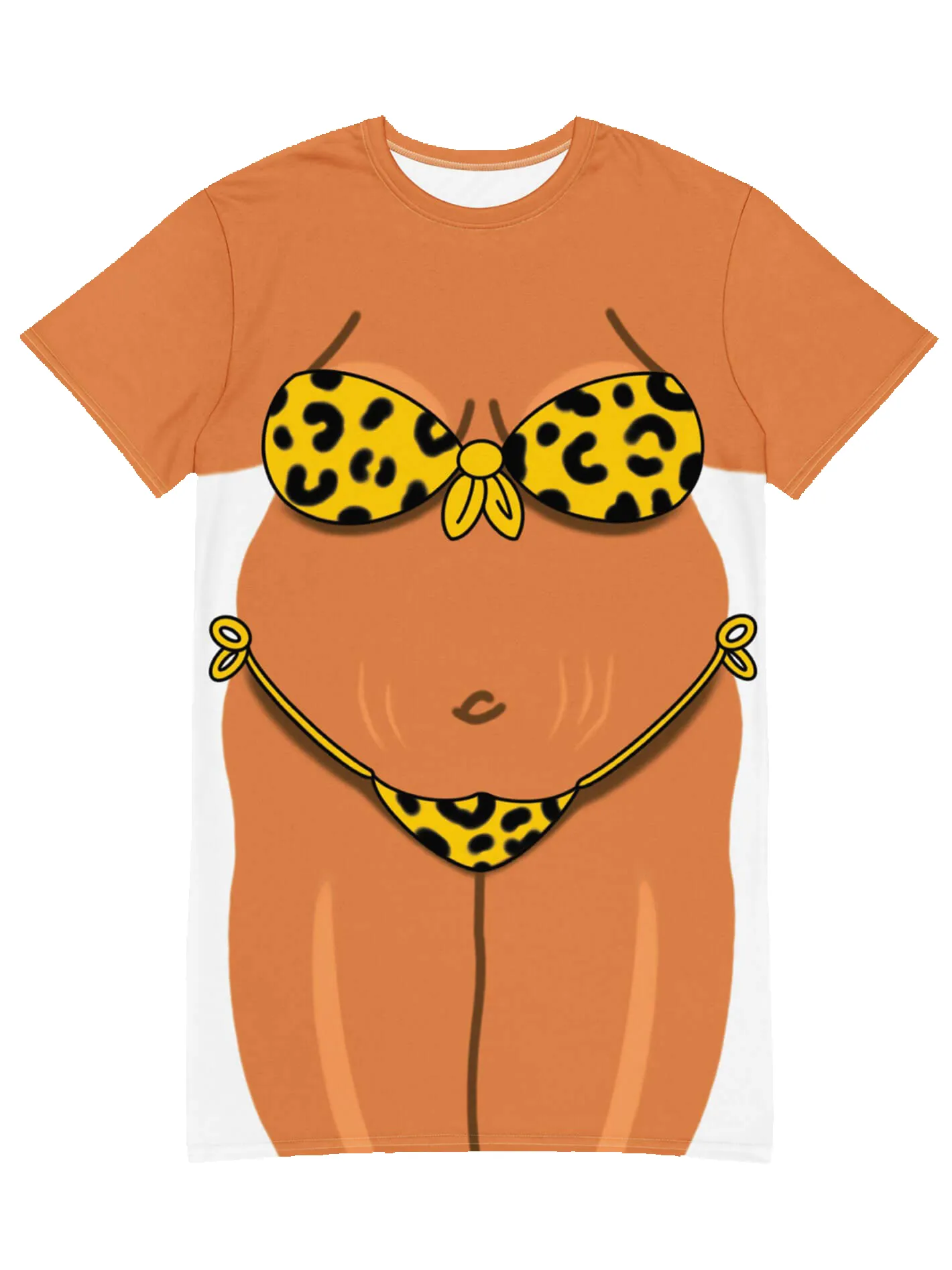 Bikini Body Tshirt Dress sold by Tamara Malas