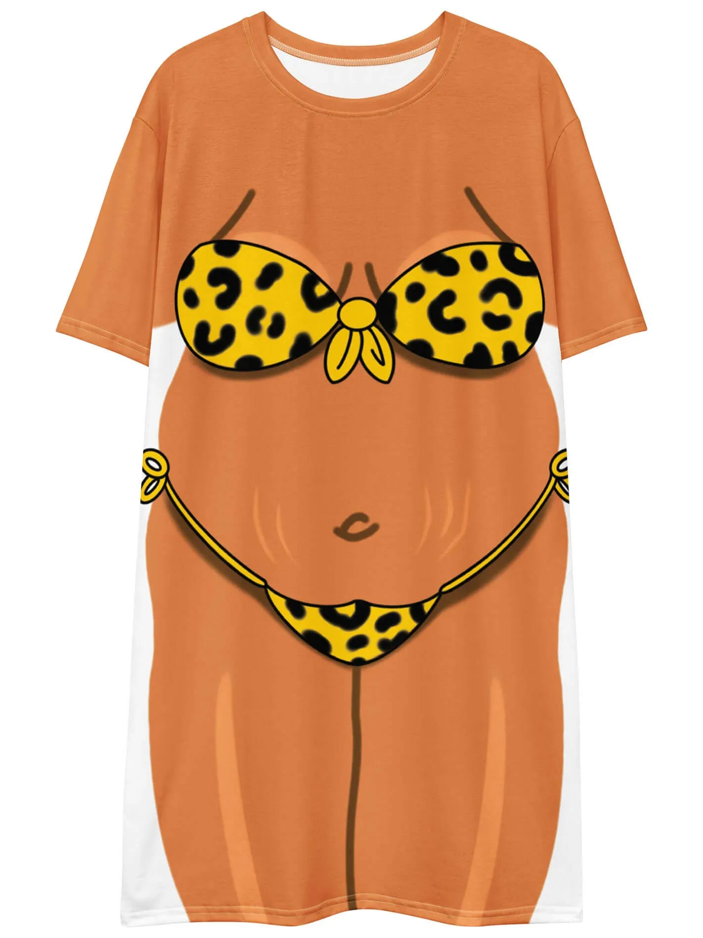 Bikini Body Tshirt Dress sold by Tamara Malas product image thumbnail 4