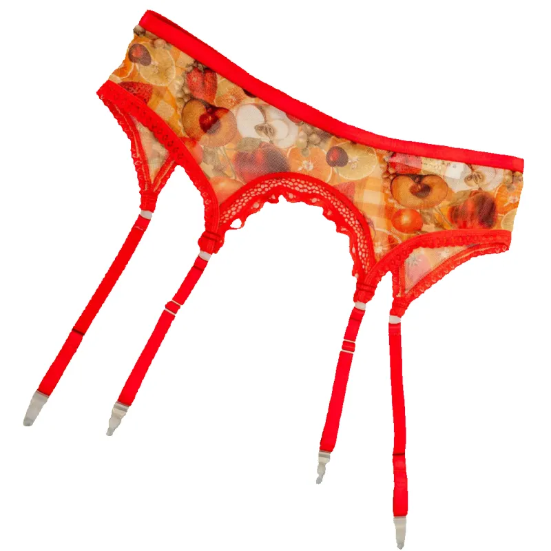 Fruit Punch Adjustable Garter Belt sold by Tamara Malas