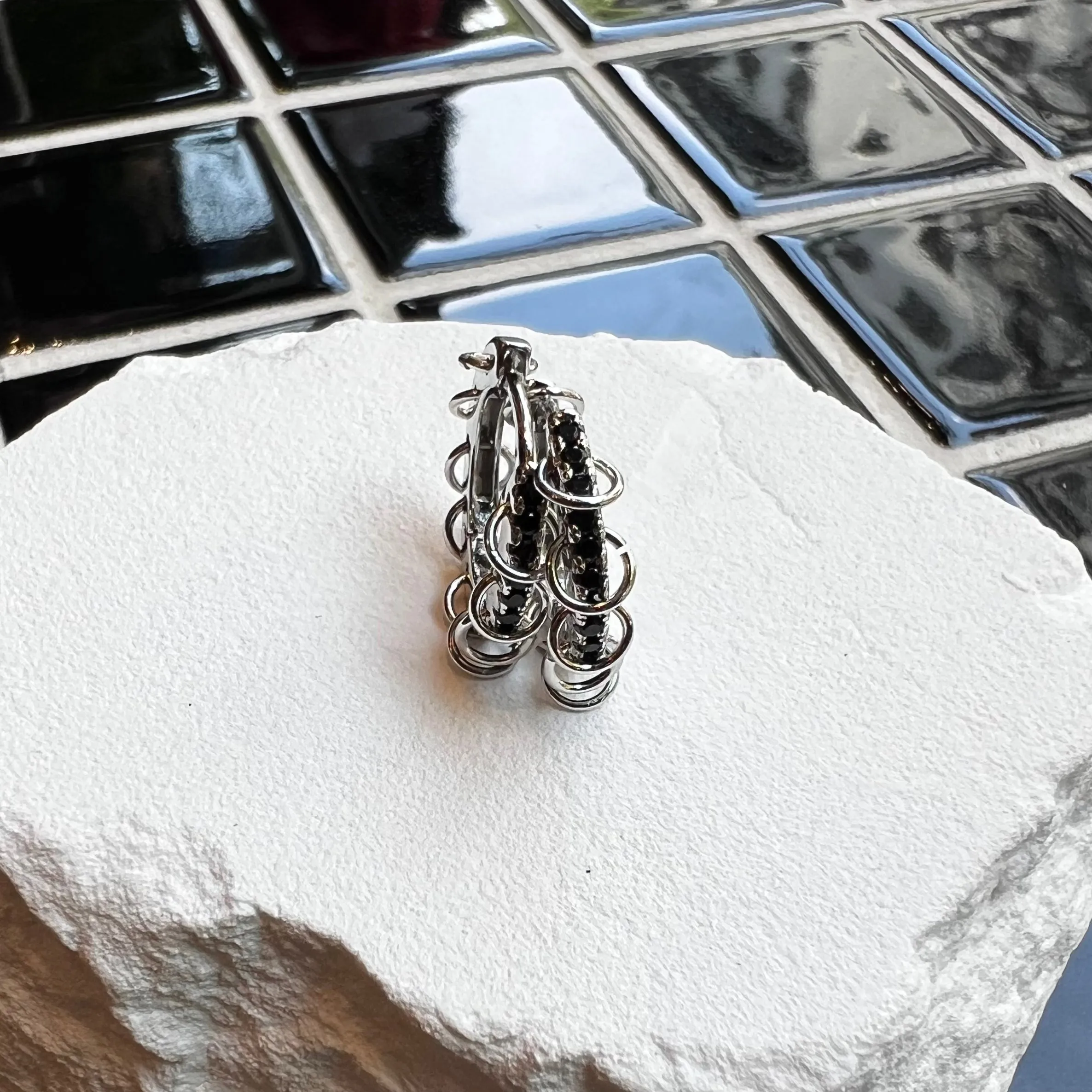 Mini Pierced Hoop sold by Tamara Malas product image thumbnail 3