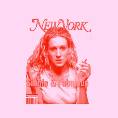 Classic Carrie Bradshaw Graphic Tee sold by Tamara Malas product image thumbnail 2