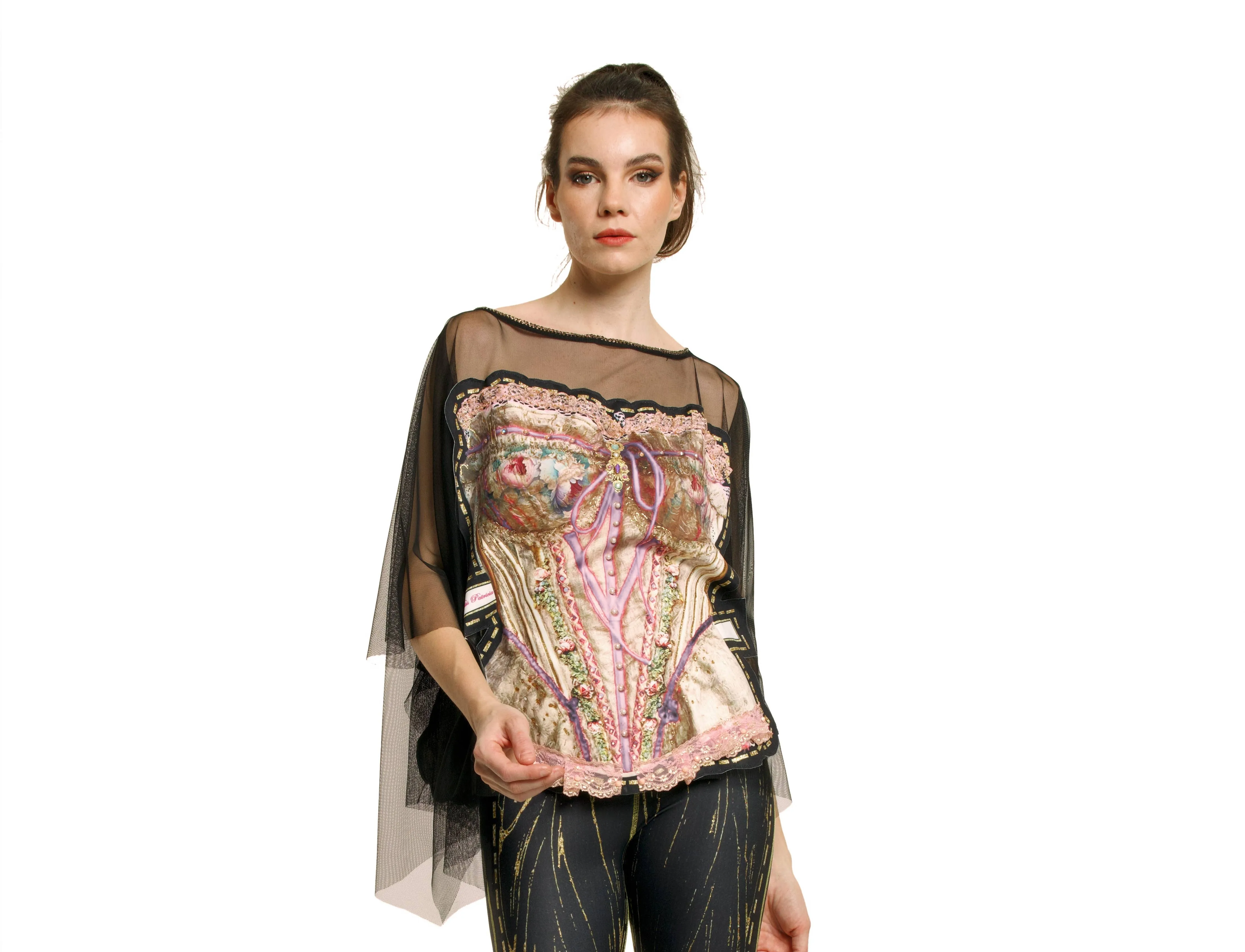Corset Tulle Top sold by Tamara Malas product image thumbnail 4