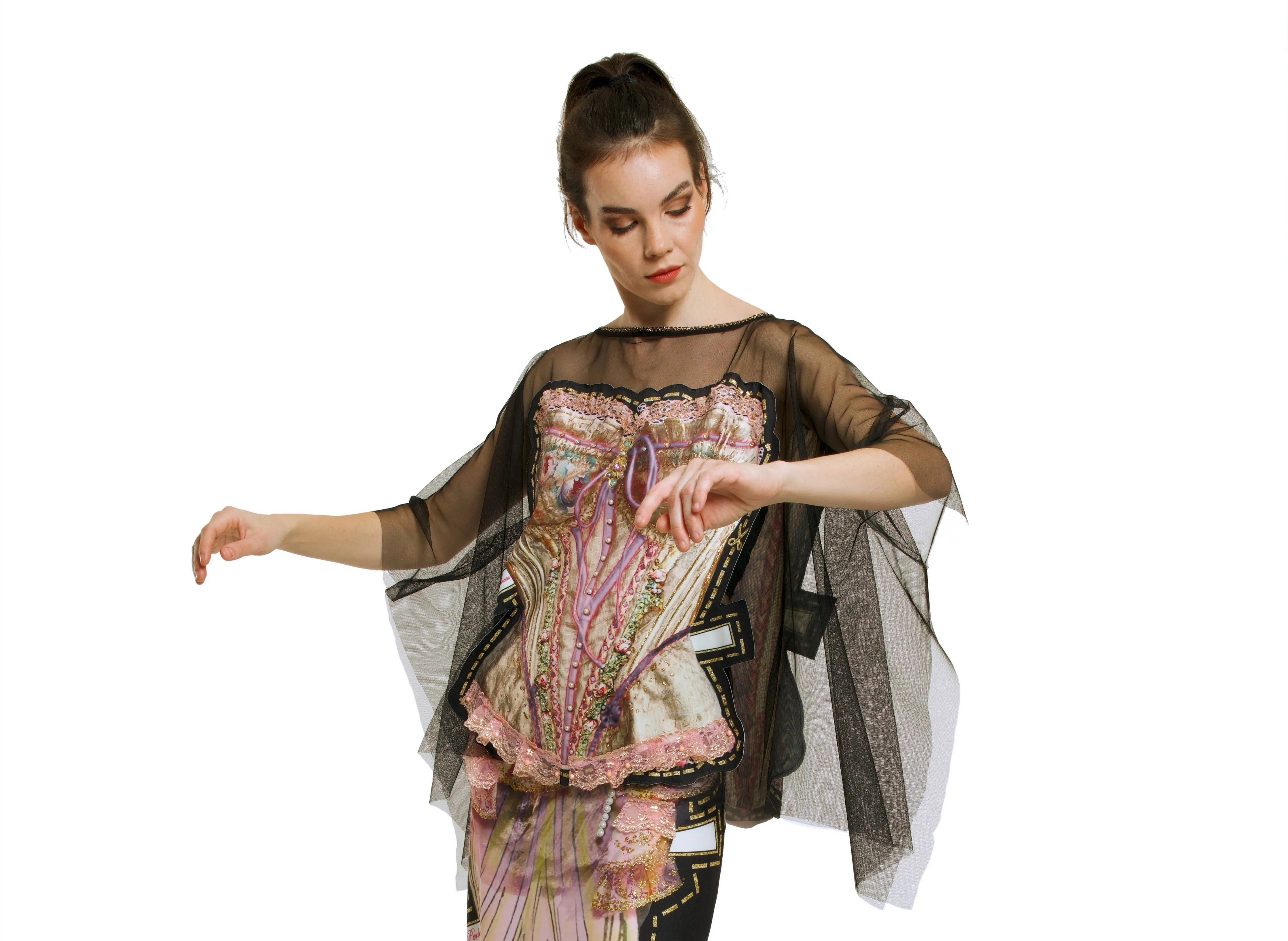 Corset Tulle Top sold by Tamara Malas product image thumbnail 5