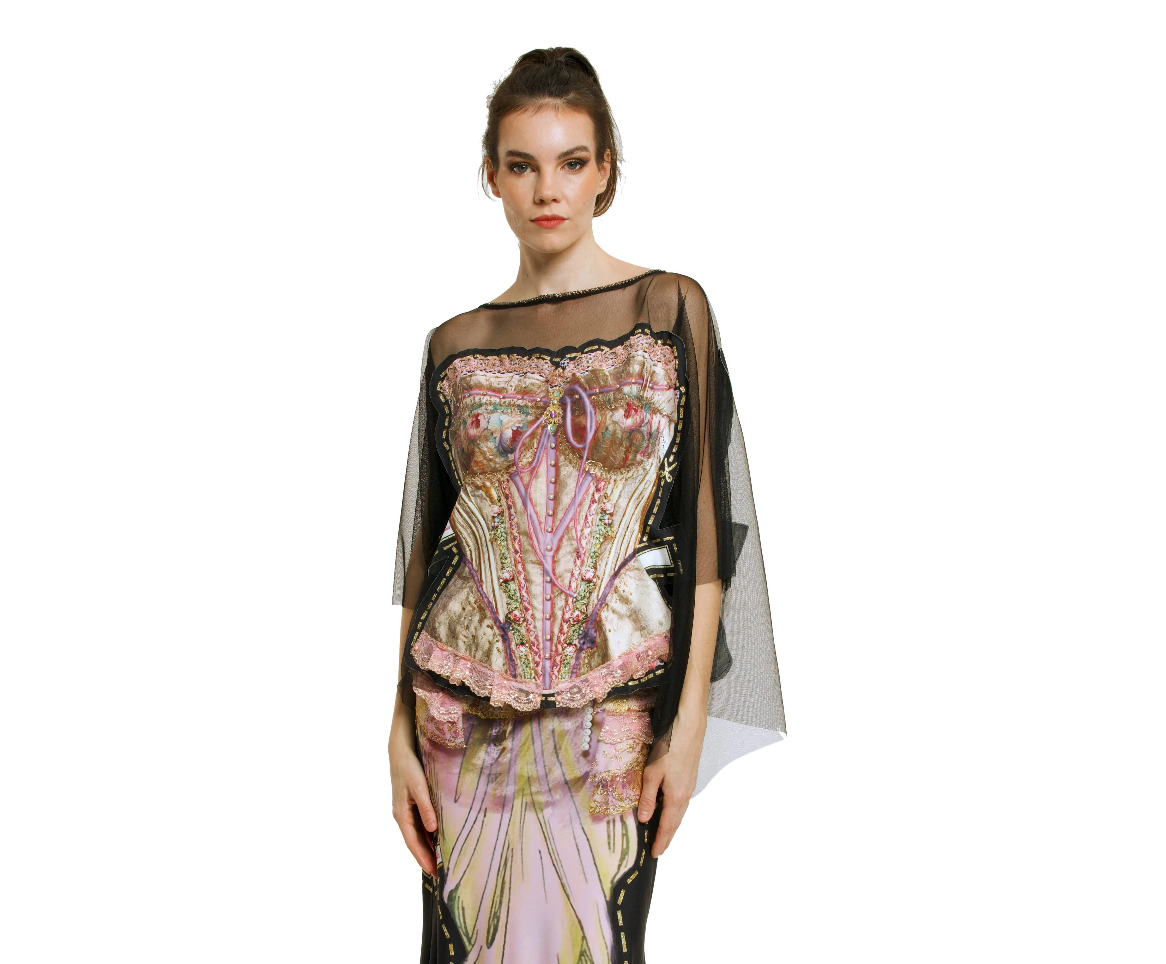 Corset Tulle Top sold by Tamara Malas product image thumbnail 3