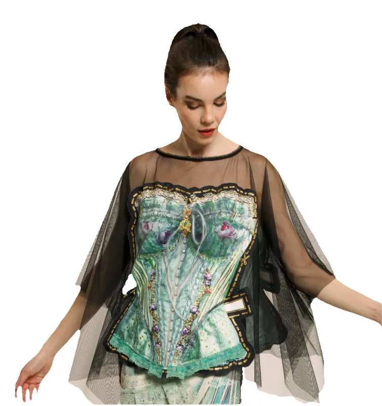 Corset Tulle Top sold by Tamara Malas