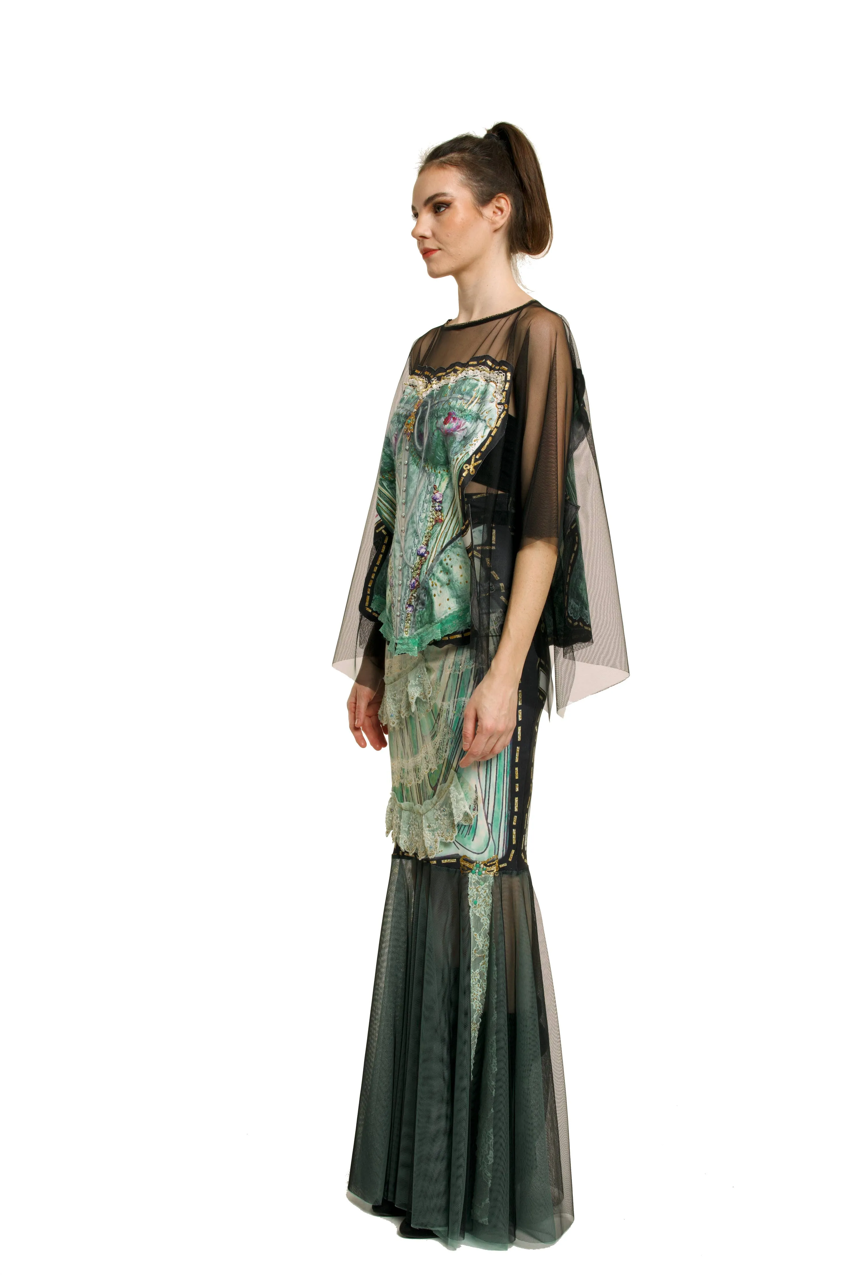 Corset Tulle Top sold by Tamara Malas product image thumbnail 4