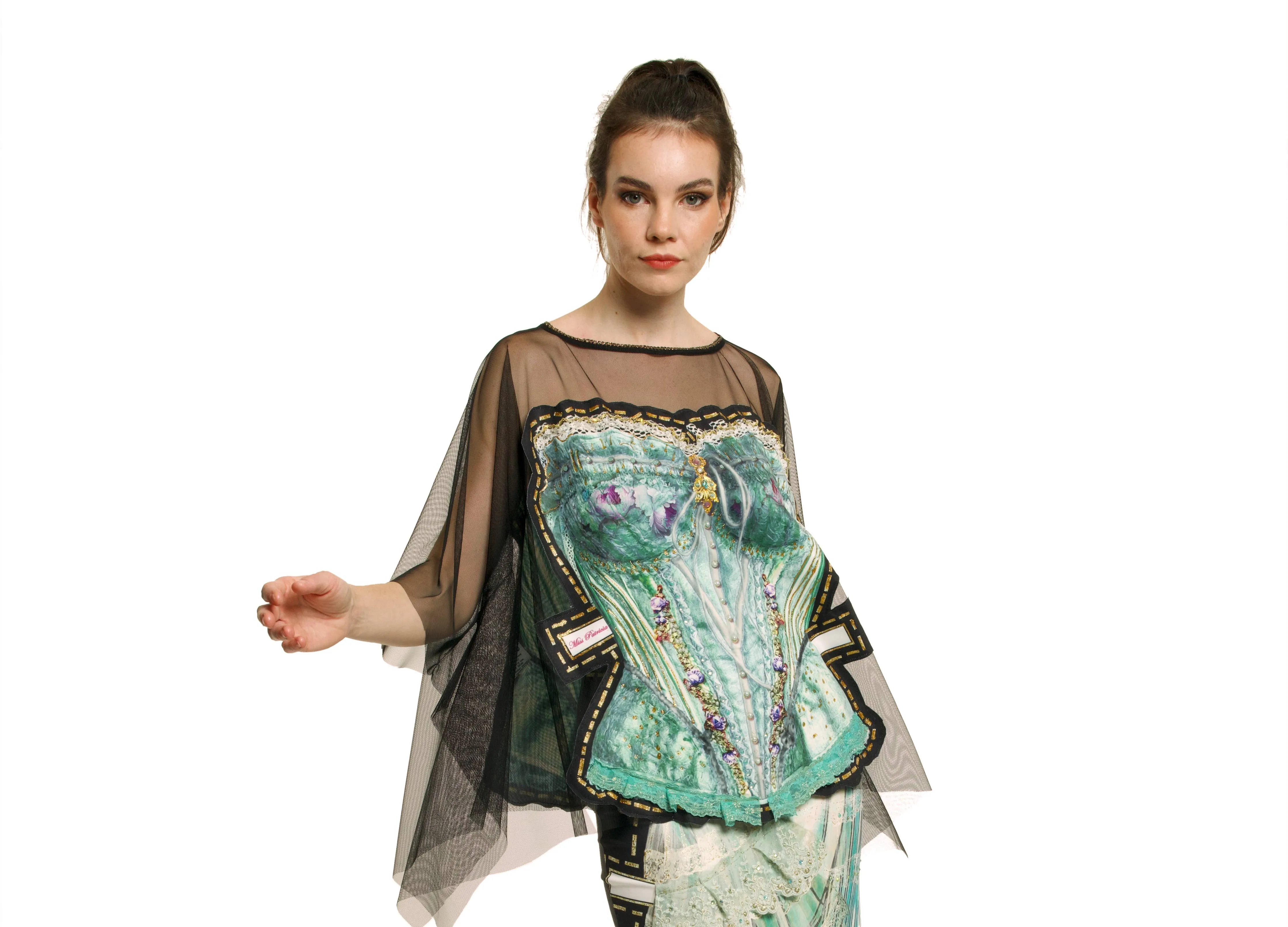 Corset Tulle Top sold by Tamara Malas product image thumbnail 3