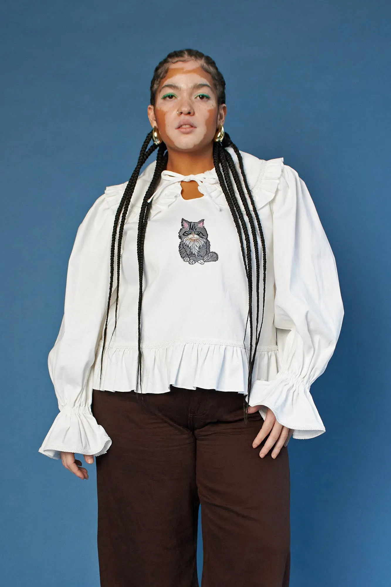 Cat Person Blouse sold by Tamara Malas product image thumbnail 3