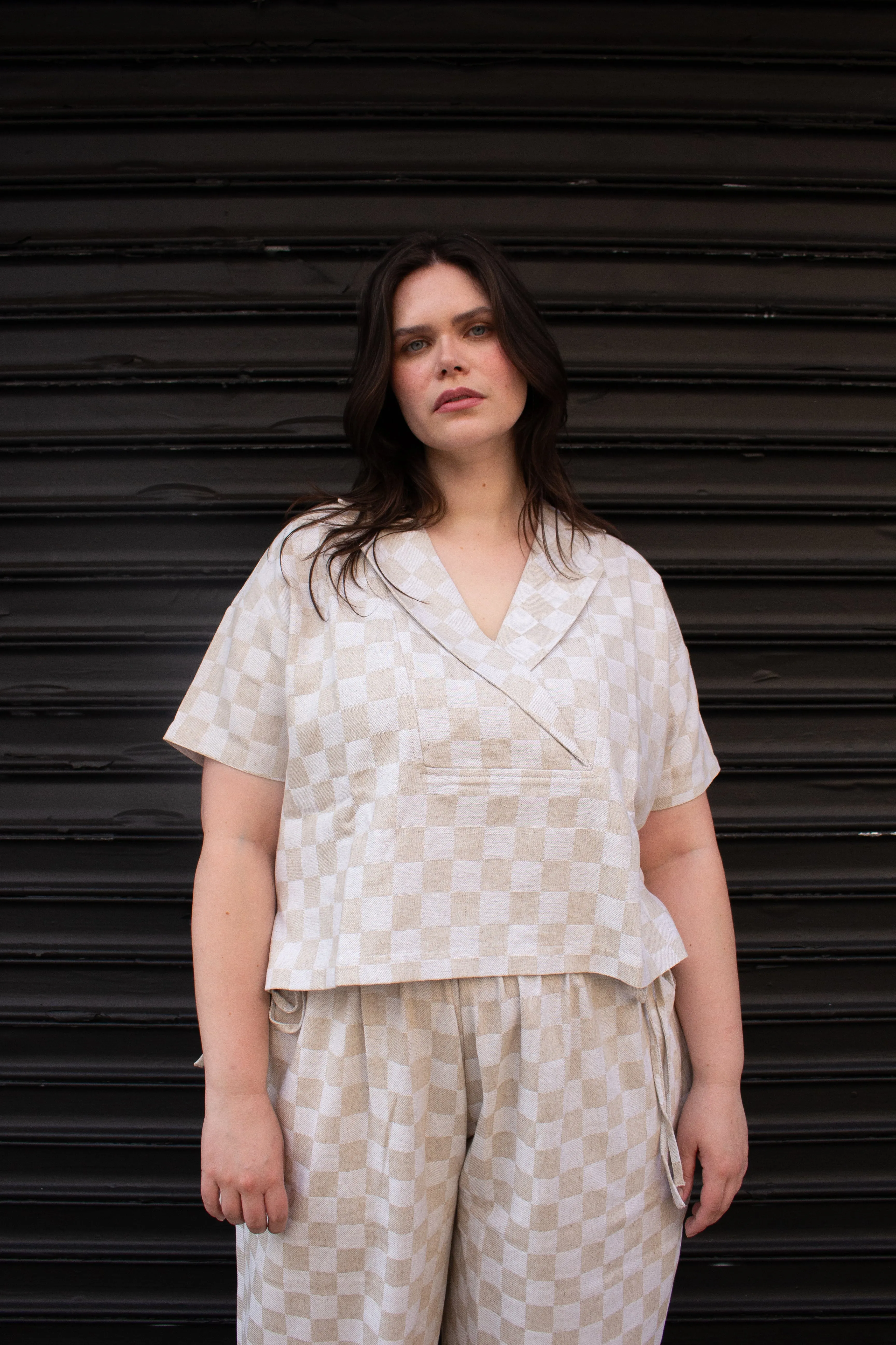WILLIE TOP- LINEN sold by Tamara Malas