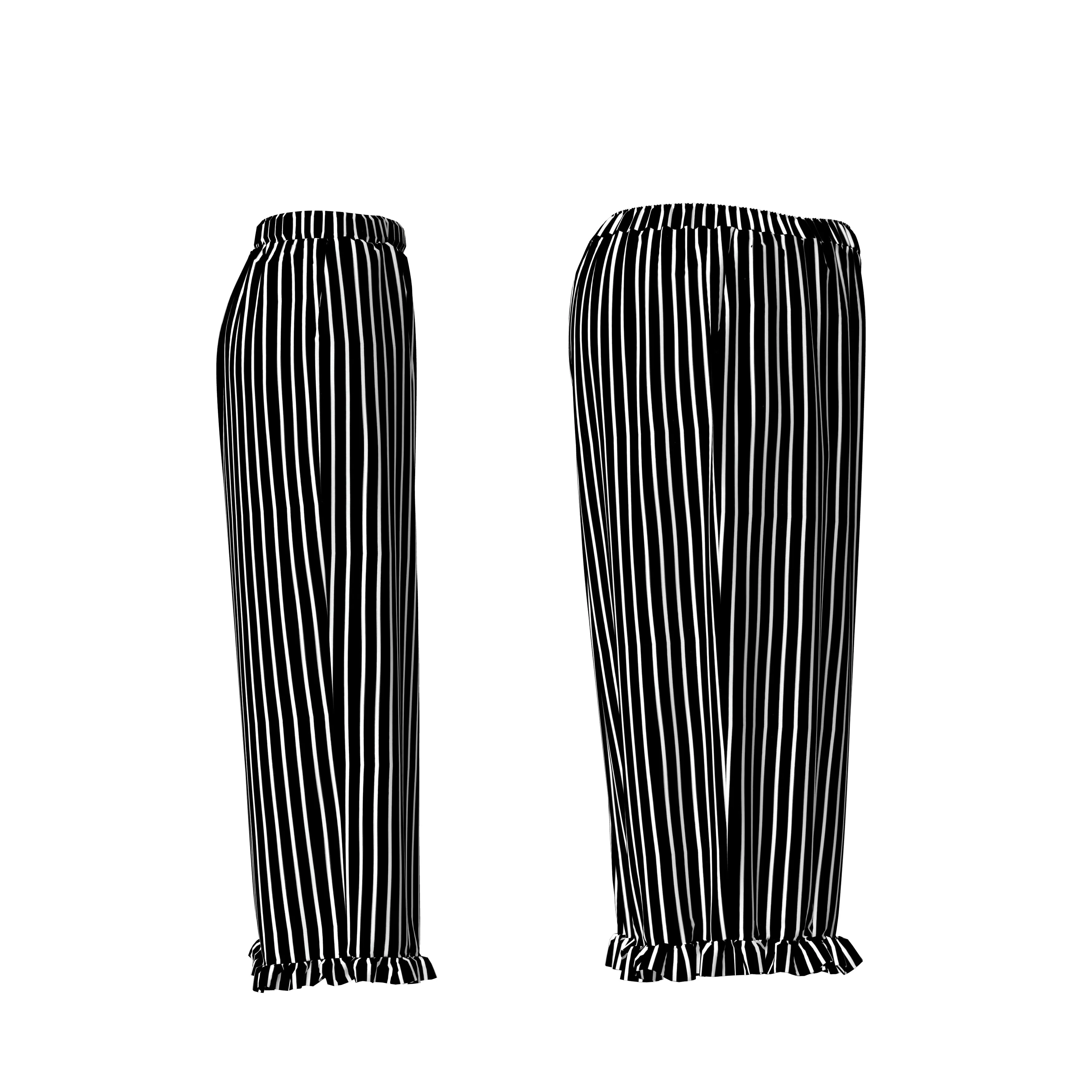 RELAXED WIDE LEG PULL ON PANT W/ RUFFLE HEM DETAIL sold by Pinecone Row product image thumbnail 3