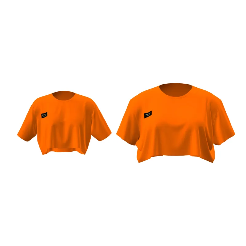 PCR CROPPED SIGNATURE T-SHIRT - ORANGE sold by Pinecone Row