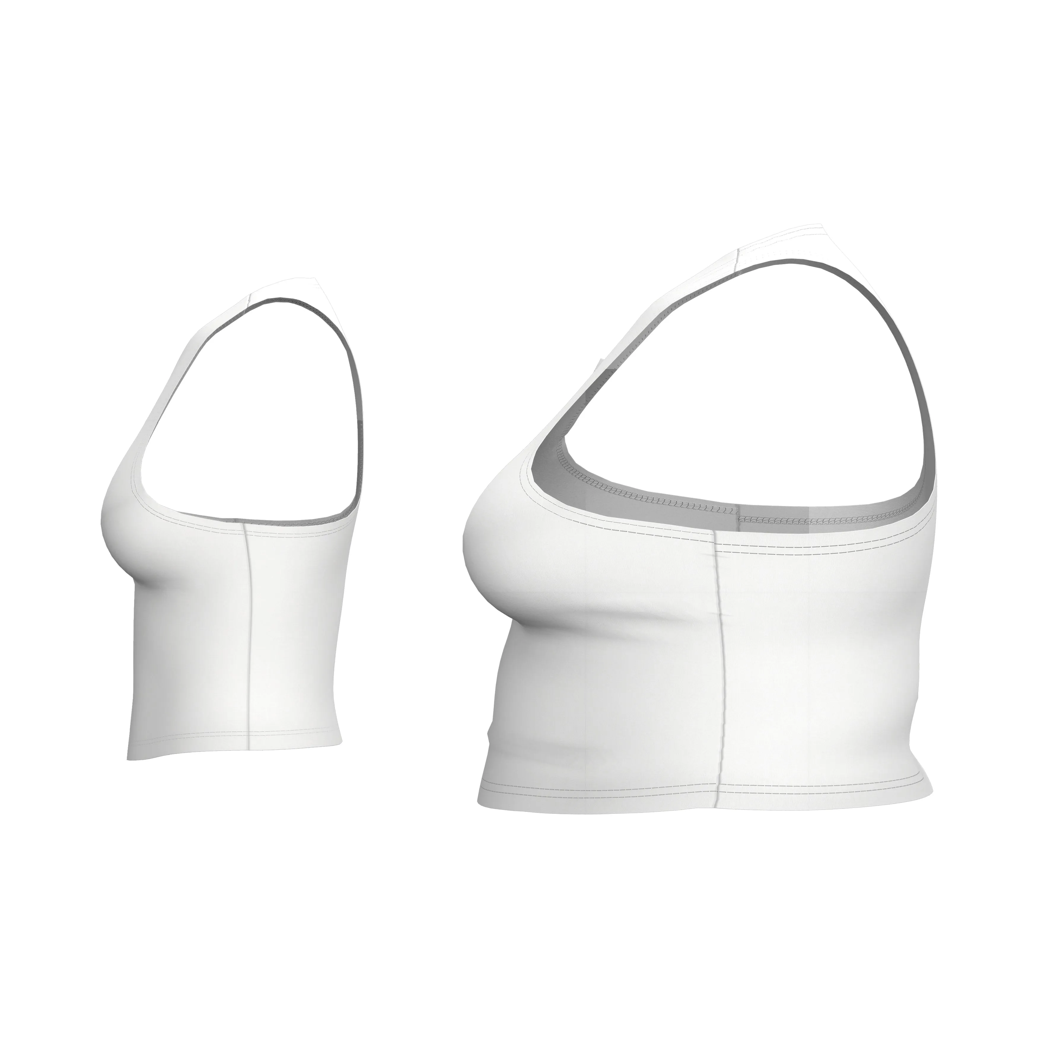 CROPPED RACERBACK TOP sold by Pinecone Row product image thumbnail 3