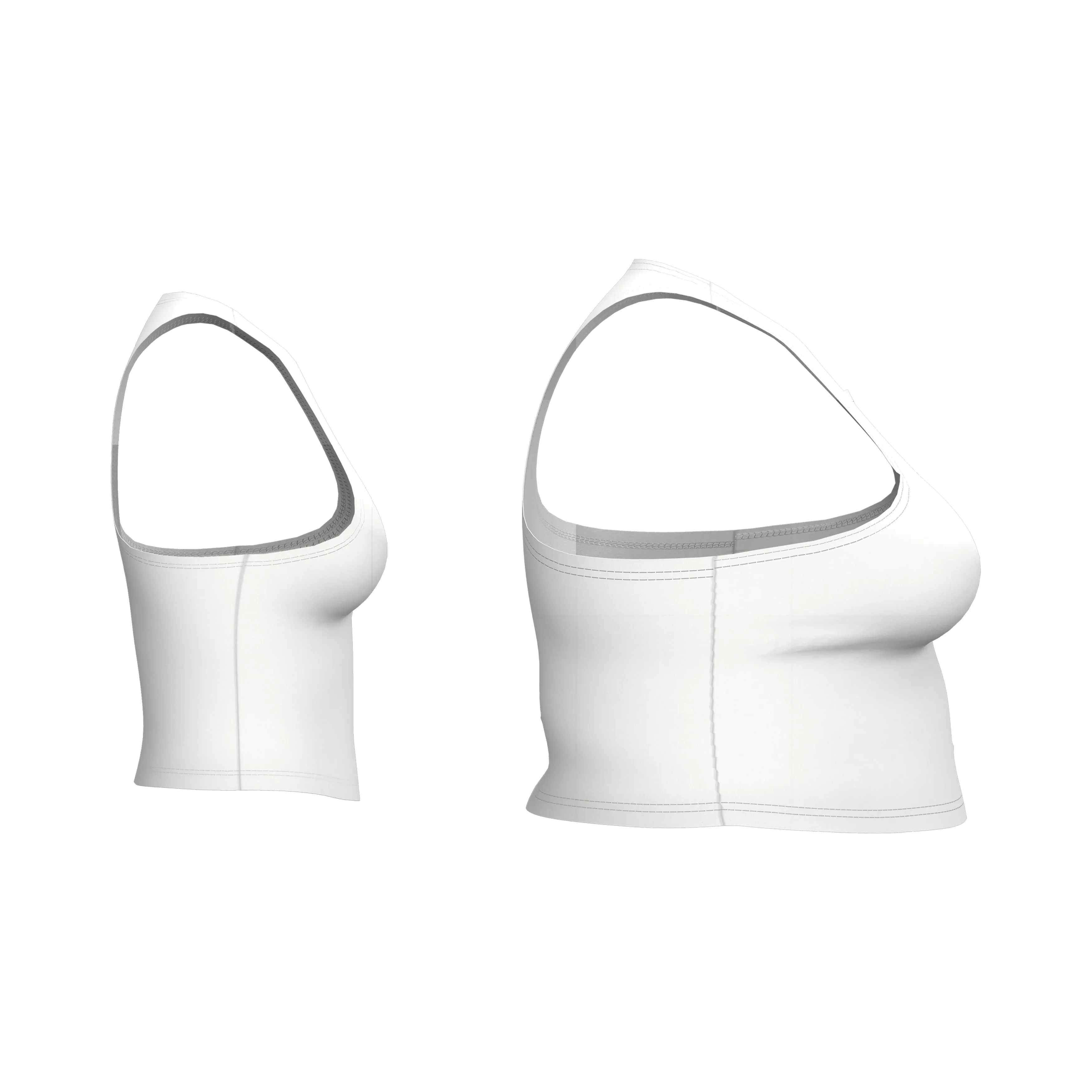 CROPPED RACERBACK TOP sold by Pinecone Row product image thumbnail 4