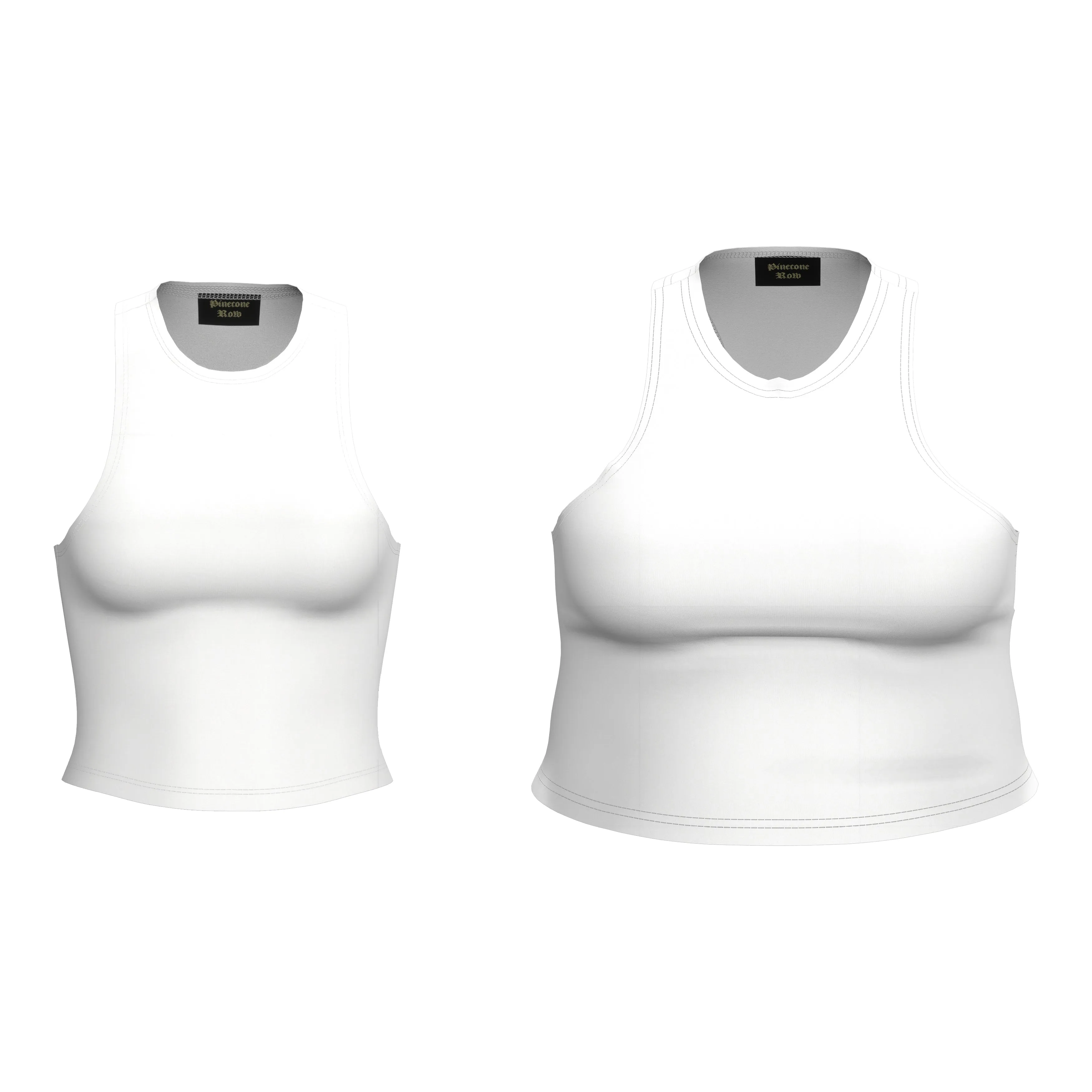 CROPPED RACERBACK TOP sold by Pinecone Row