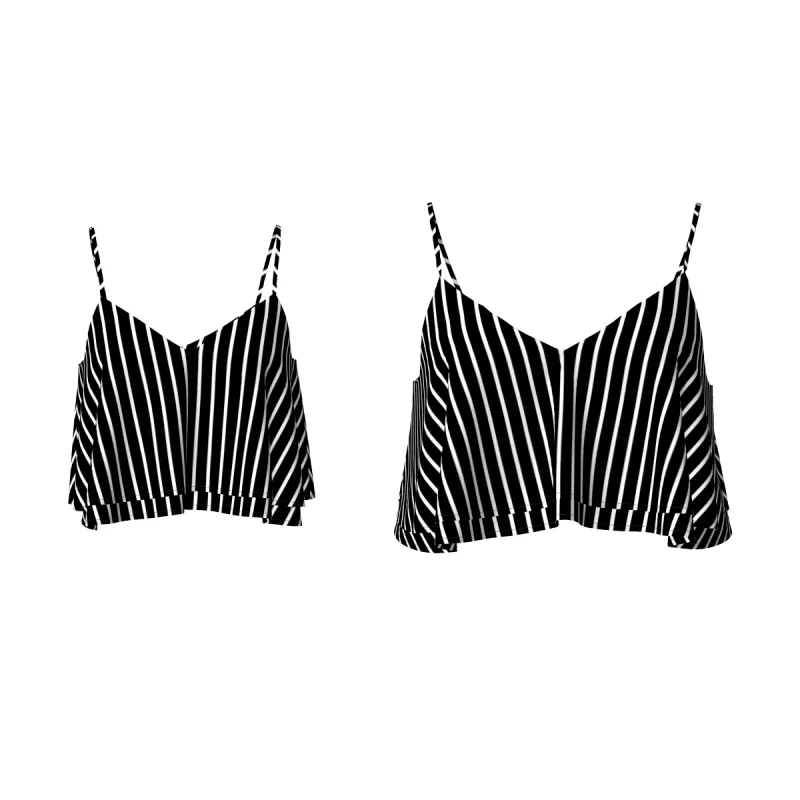 DOUBLE LAYER CROPPED SLIP TOP sold by Pinecone Row