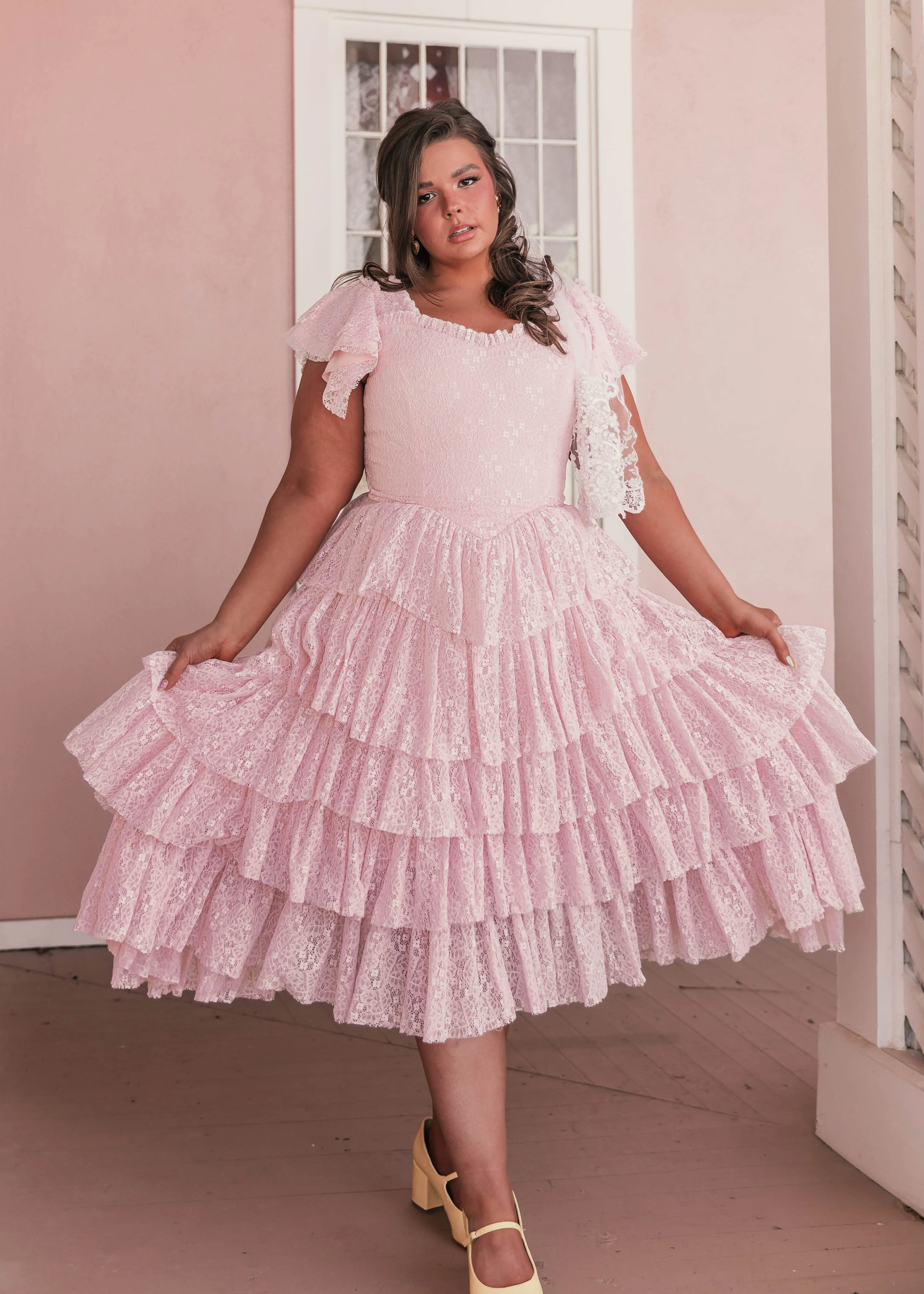 Mia Dress - Pink + Blue sold by JessaKae product image thumbnail 4