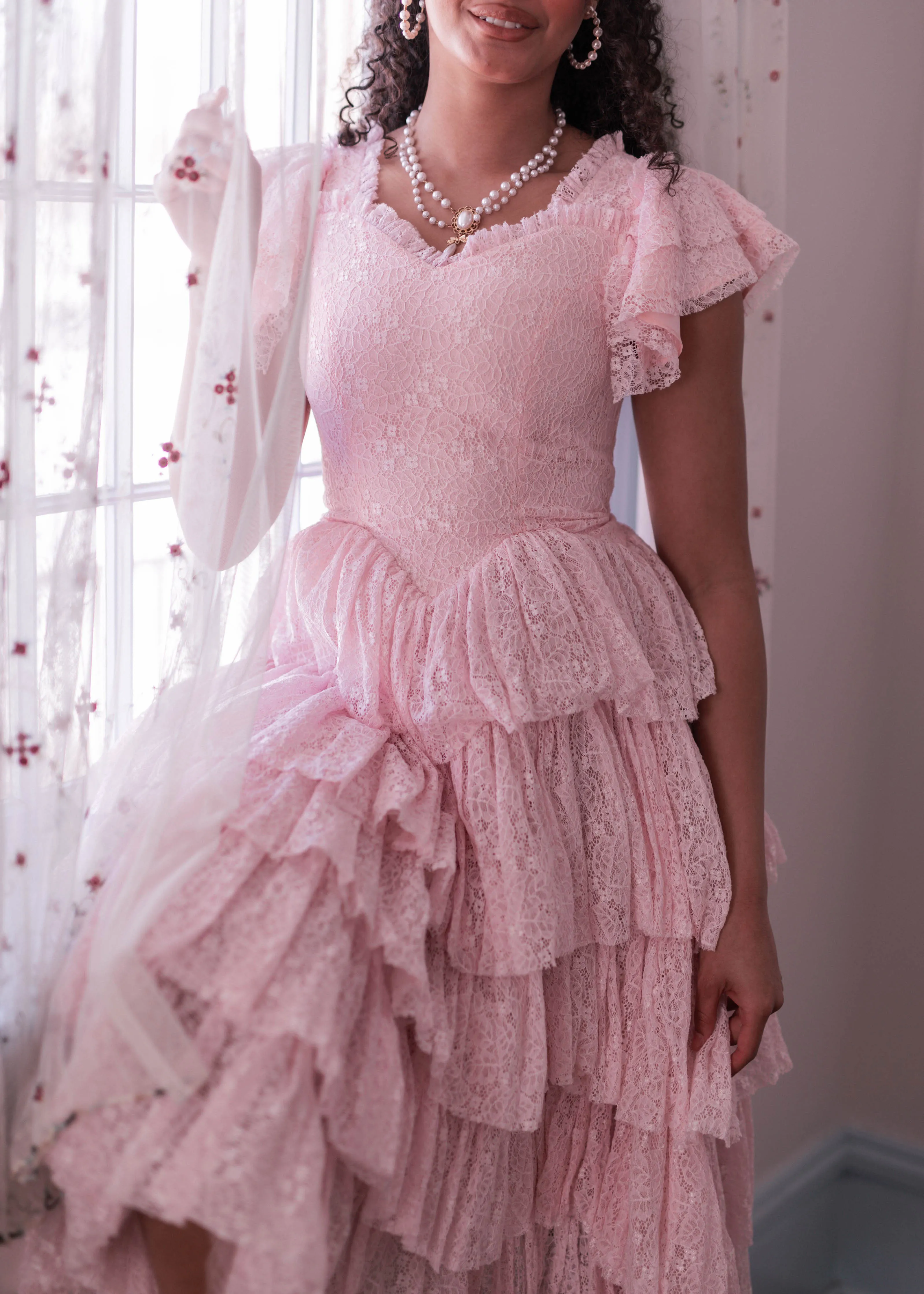 Mia Dress - Pink + Blue sold by JessaKae product image thumbnail 5