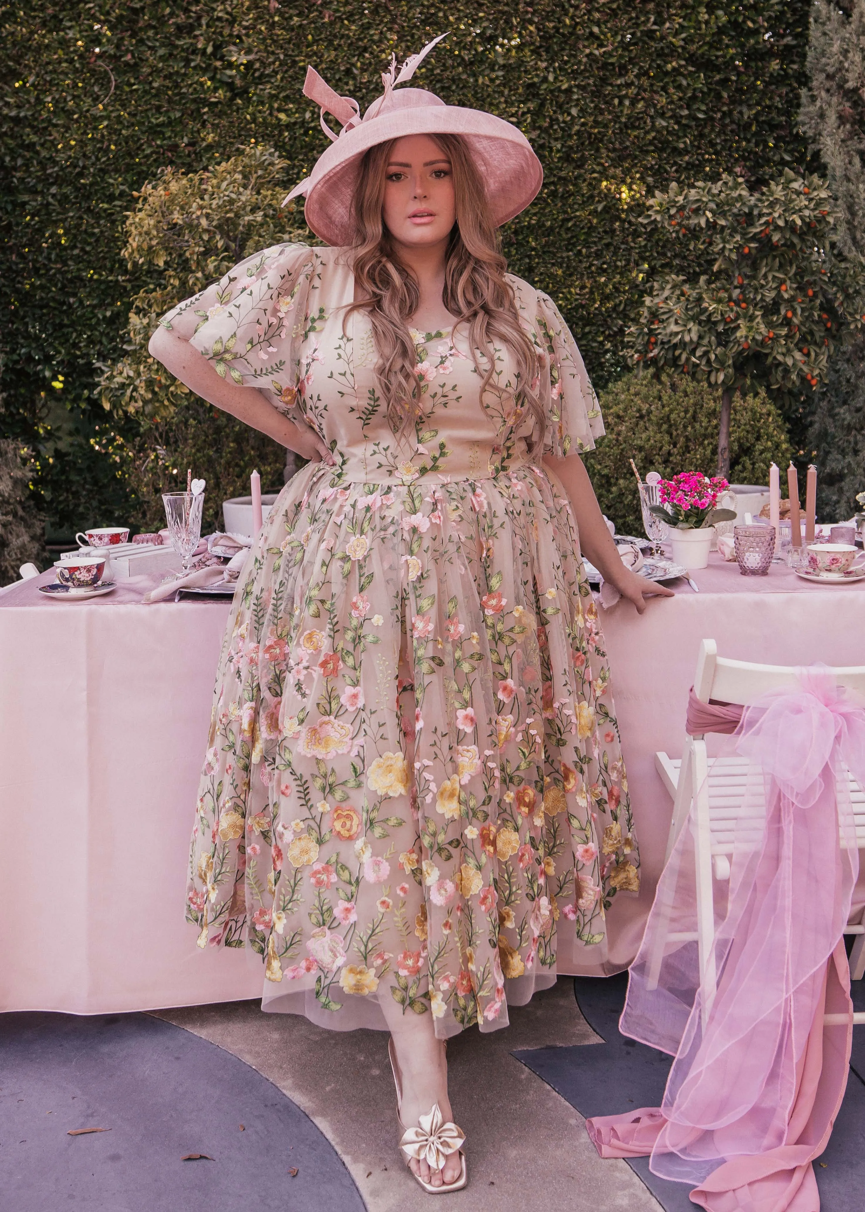 Blushing Flora Dress sold by JessaKae product image thumbnail 5