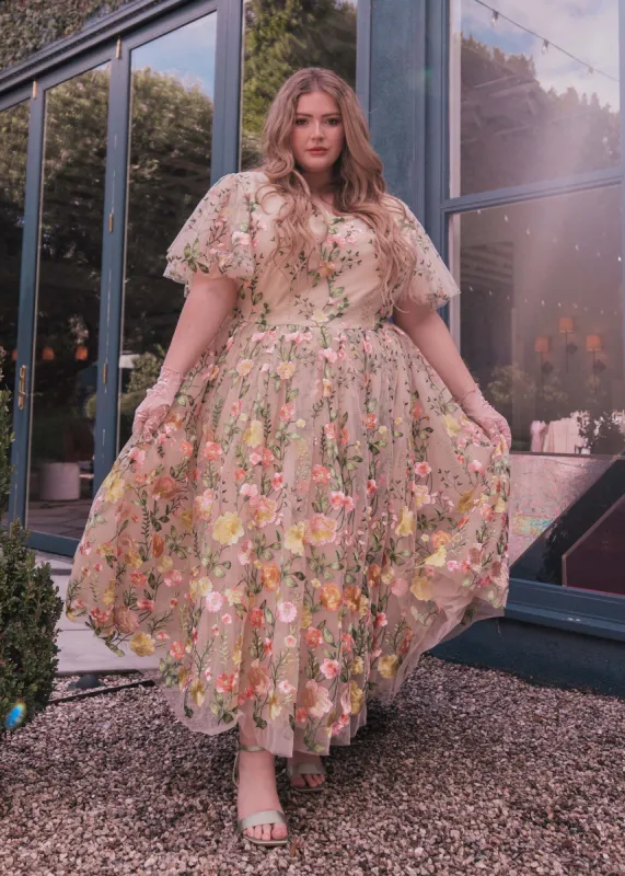 Blushing Flora Dress sold by JessaKae