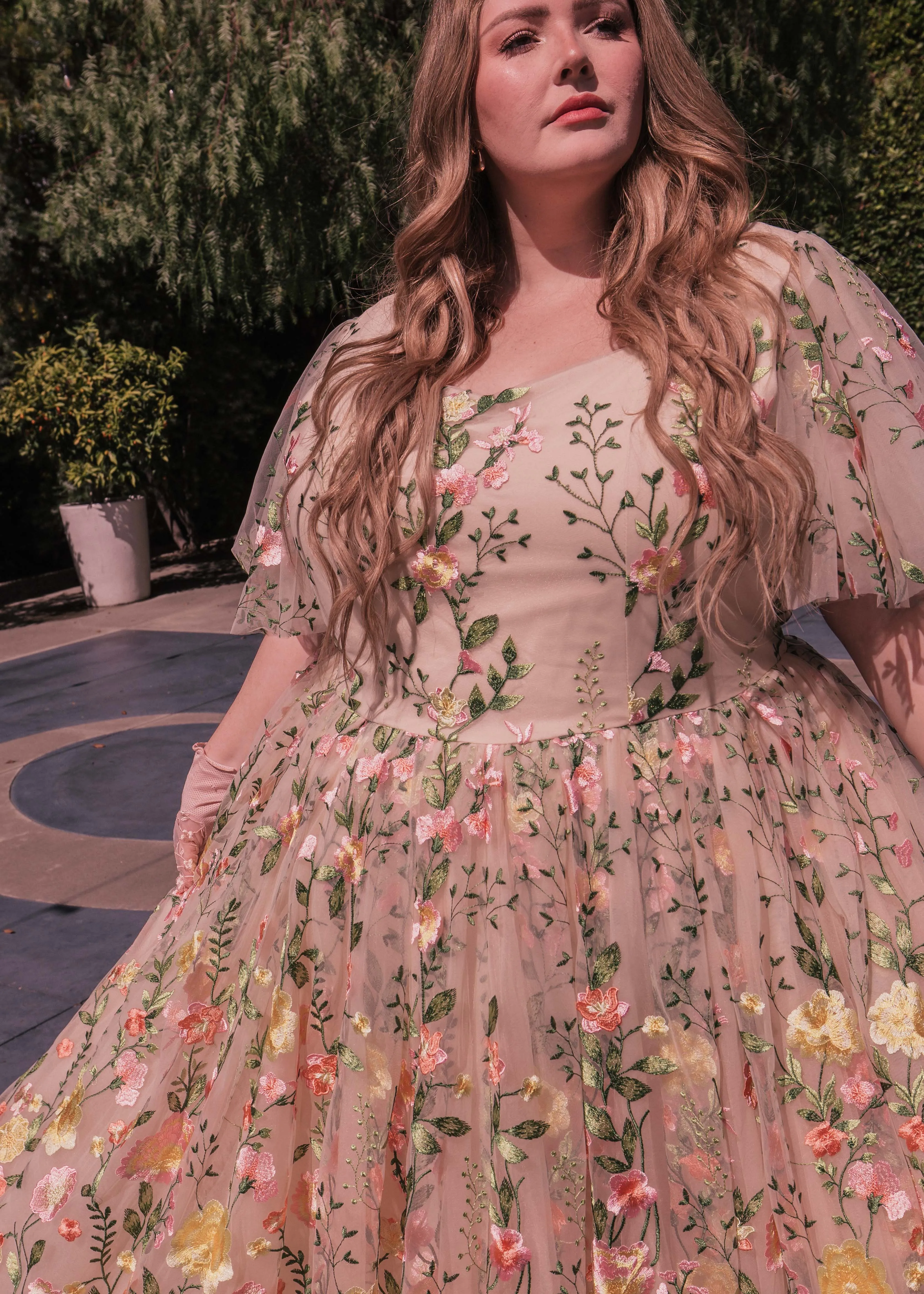 Blushing Flora Dress sold by JessaKae product image thumbnail 3