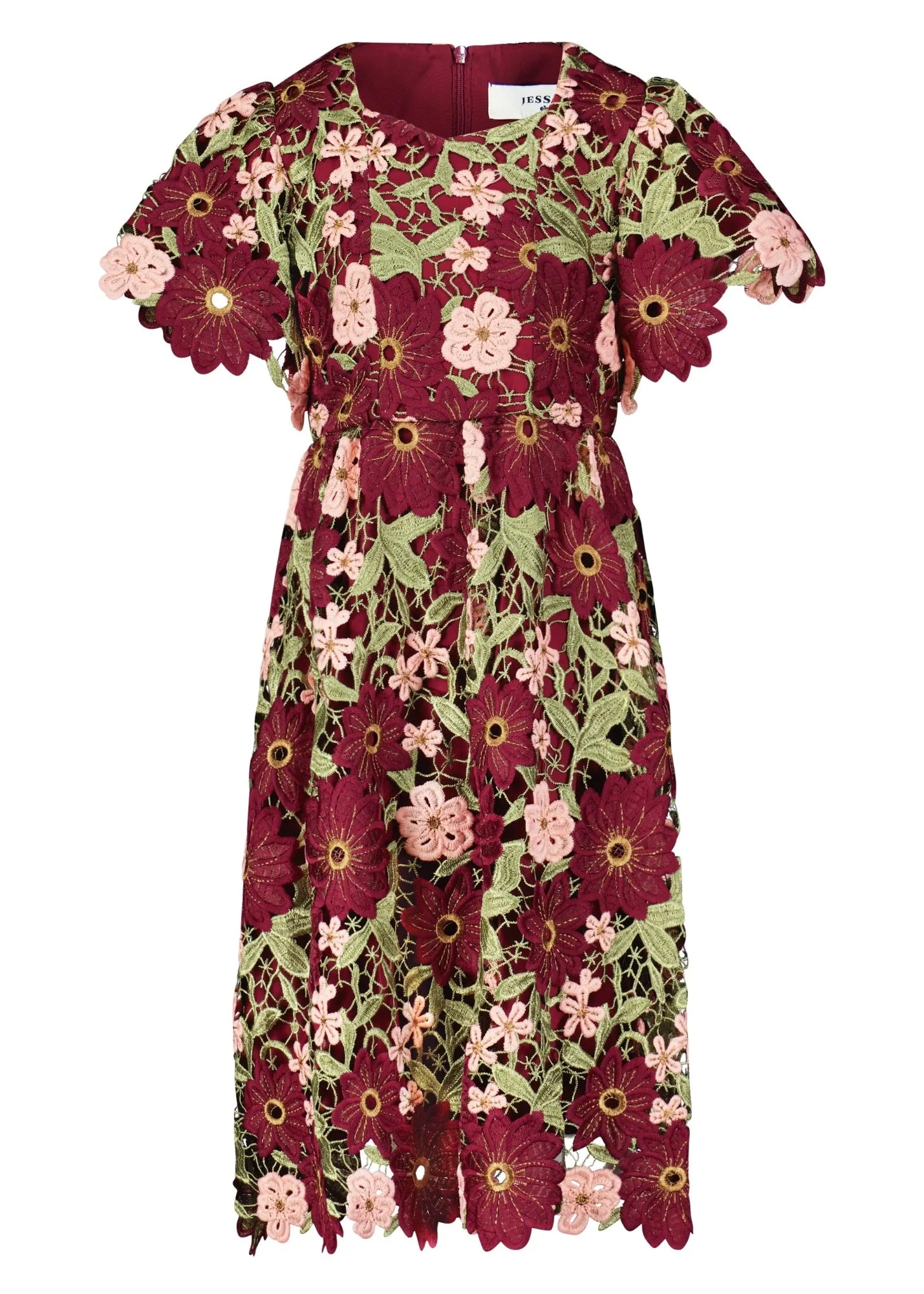 Flower Waltz Girls Dress Eggplant sold by JessaKae