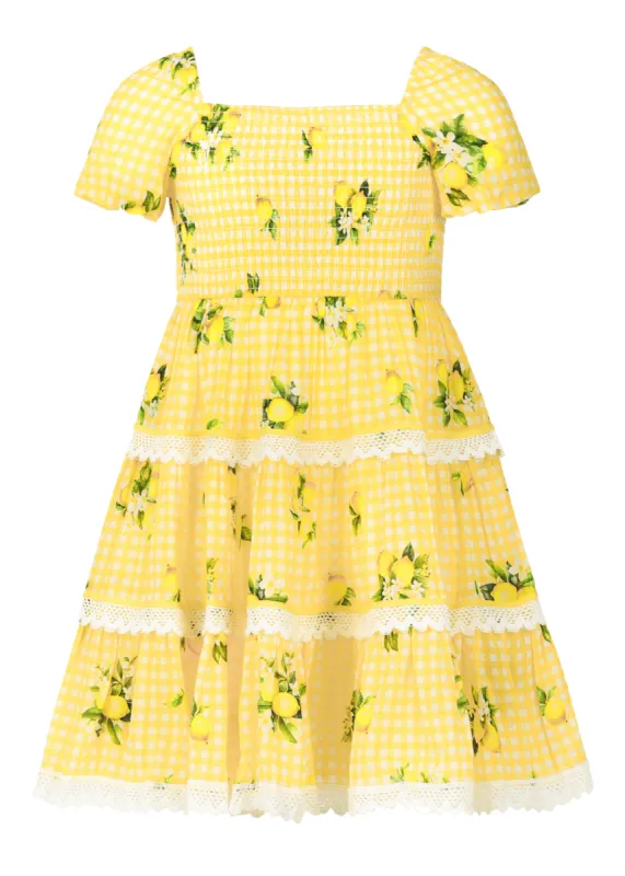 Lemon Meringue Girls Dress sold by JessaKae