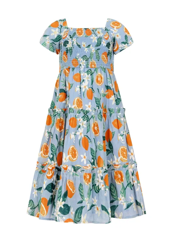 CLEMENTINE DRESS - AZUL WILDFLOWER | Parallel
