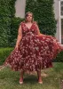 Margaret Midi Dress Red sold by JessaKae