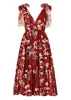 Margaret Midi Dress Red sold by JessaKae