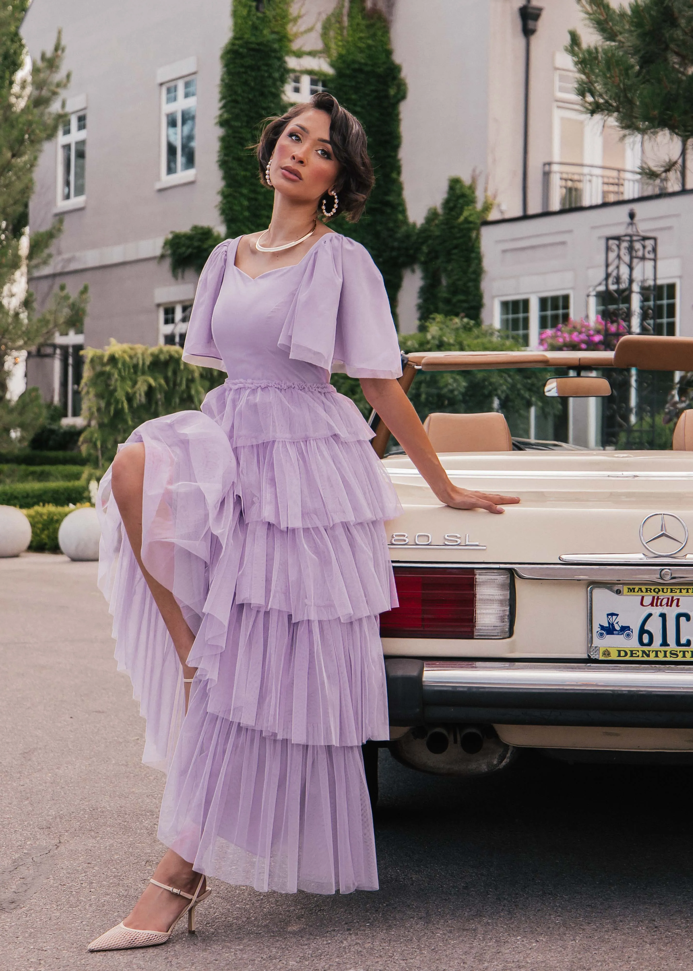 Allegro Dress Lavender sold by JessaKae product image thumbnail 3