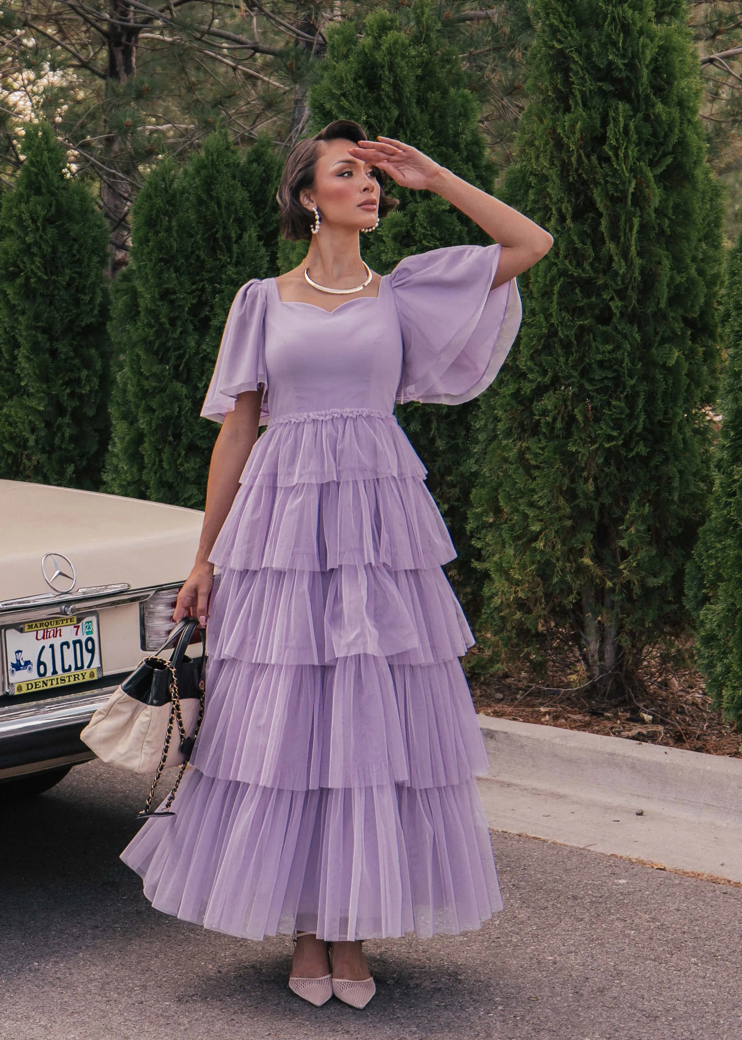 Allegro Dress Lavender sold by JessaKae product image thumbnail 4
