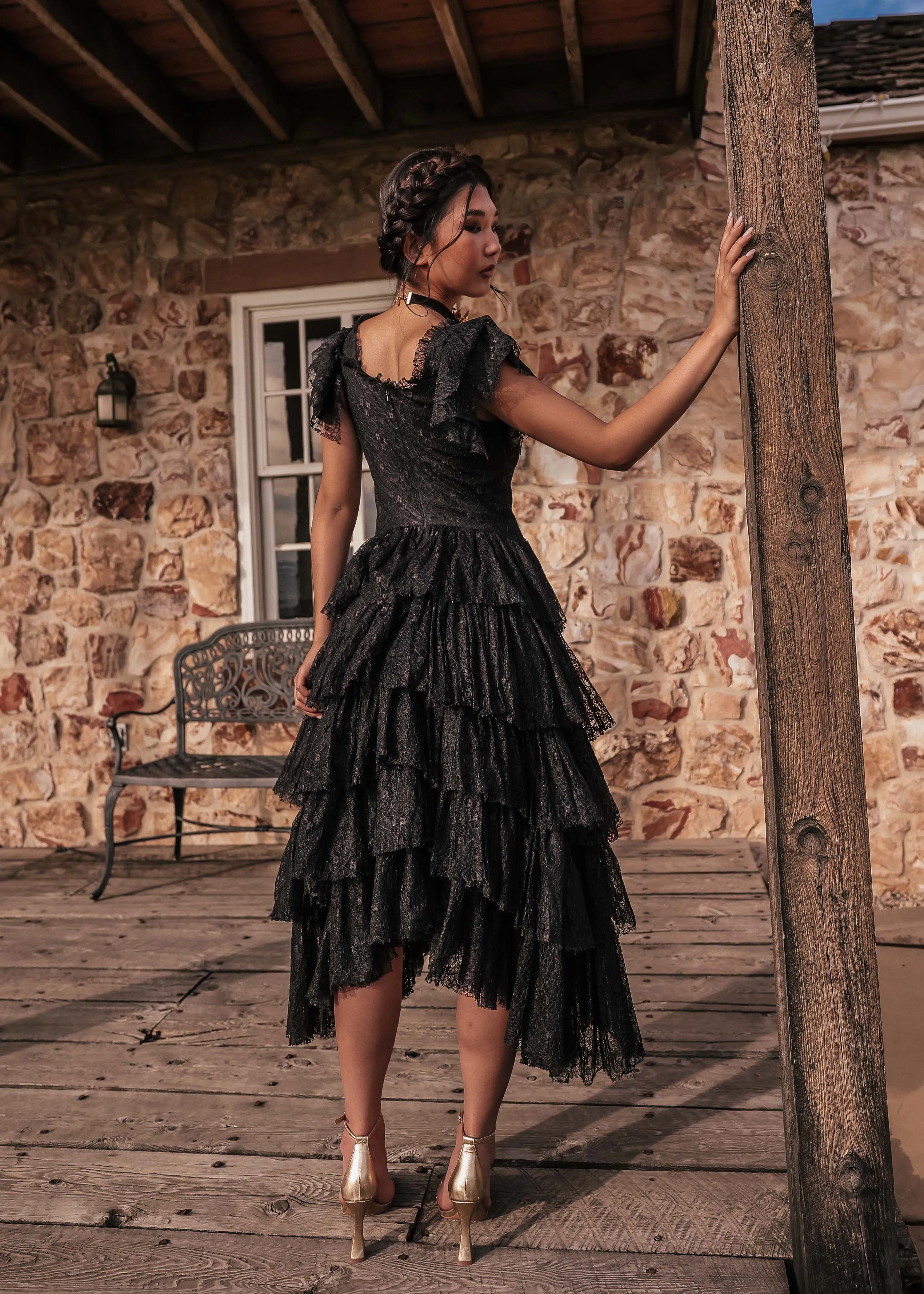 Mia Dress Black sold by JessaKae product image thumbnail 5