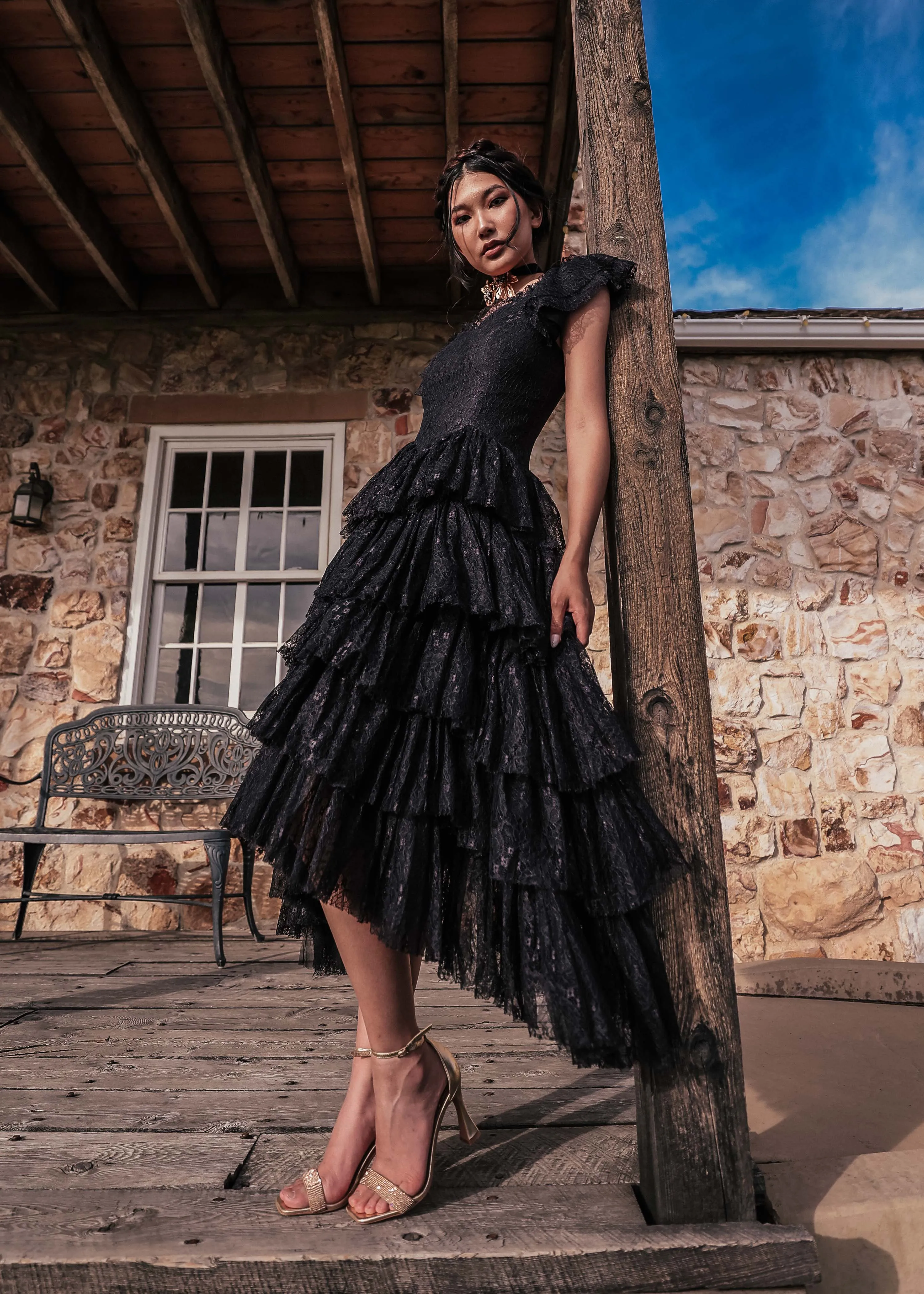 Mia Dress Black sold by JessaKae product image thumbnail 4