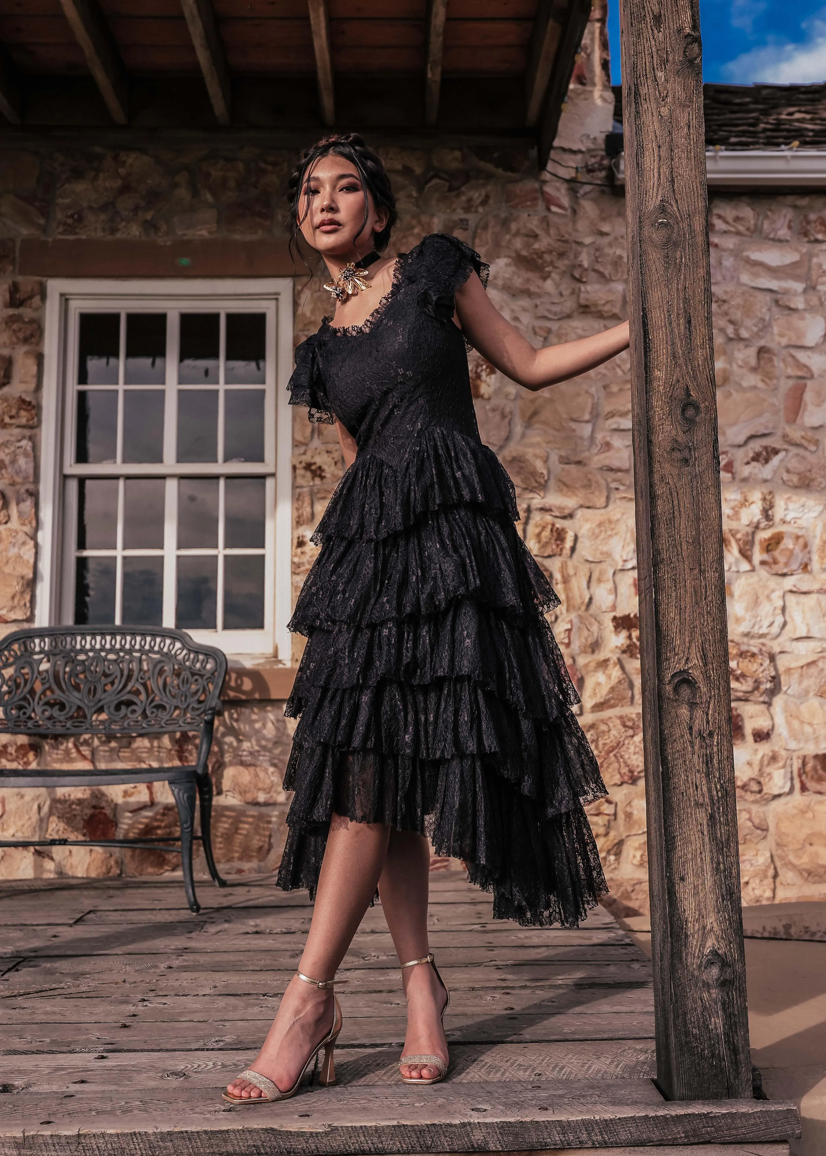 Mia Dress Black sold by JessaKae product image thumbnail 3