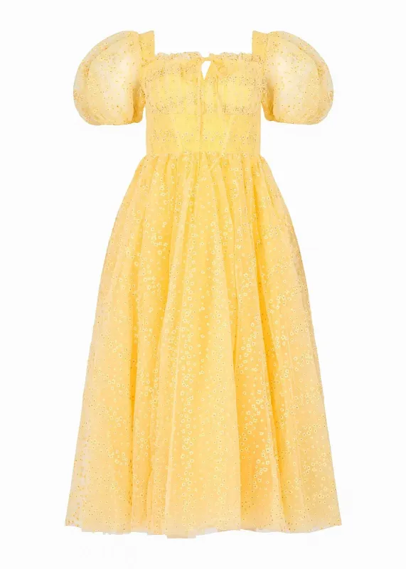 Everbloom Dress in Yellow sold by JessaKae