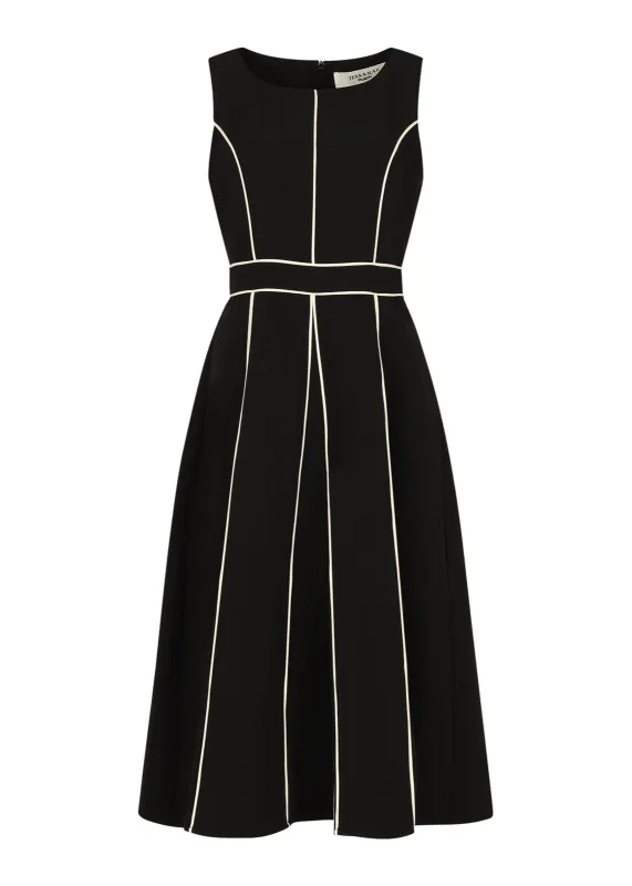 Vivienne Box Pleat Dress - Black made by JessaKae