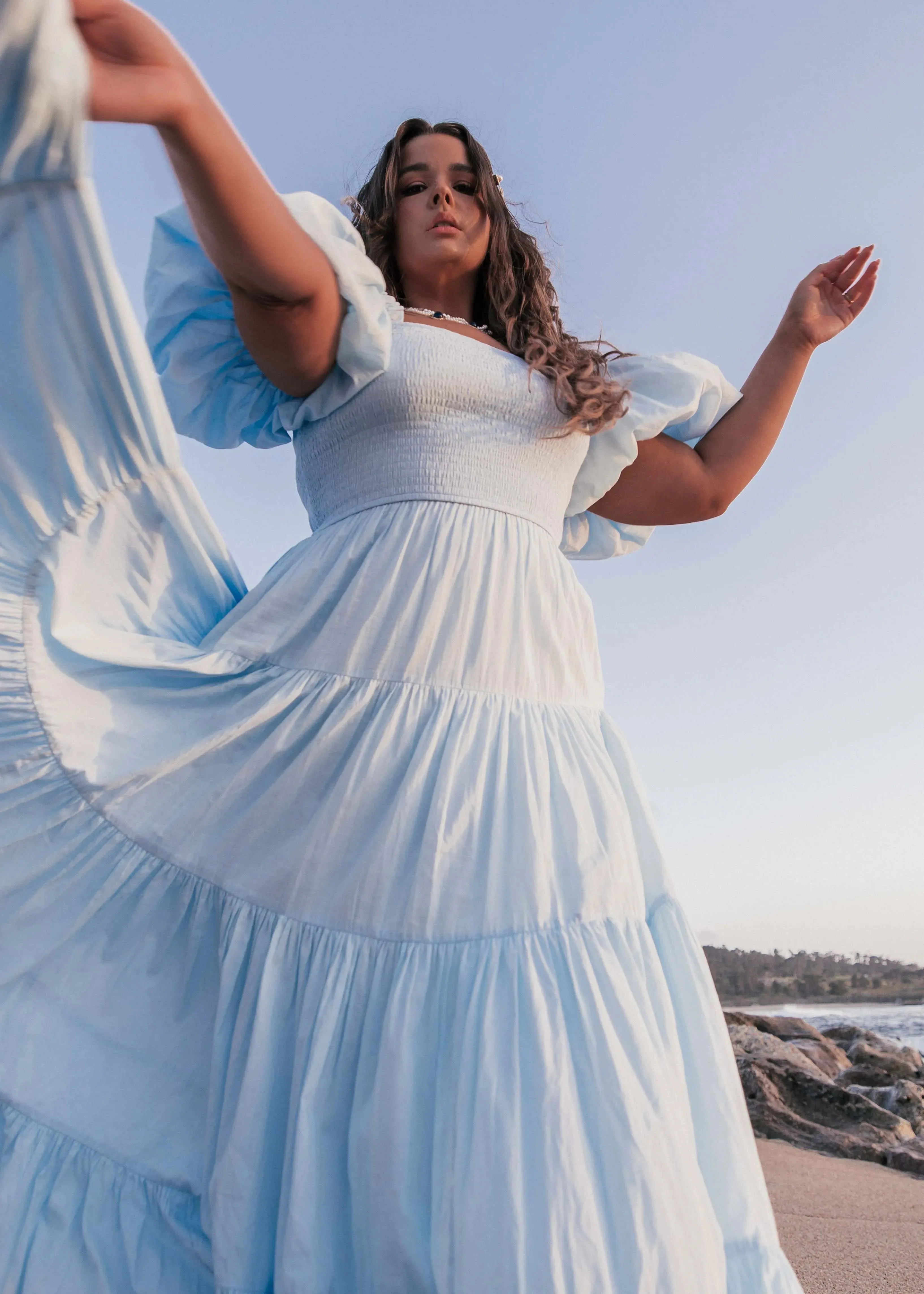 Luna Dress Blue sold by JessaKae product image thumbnail 5