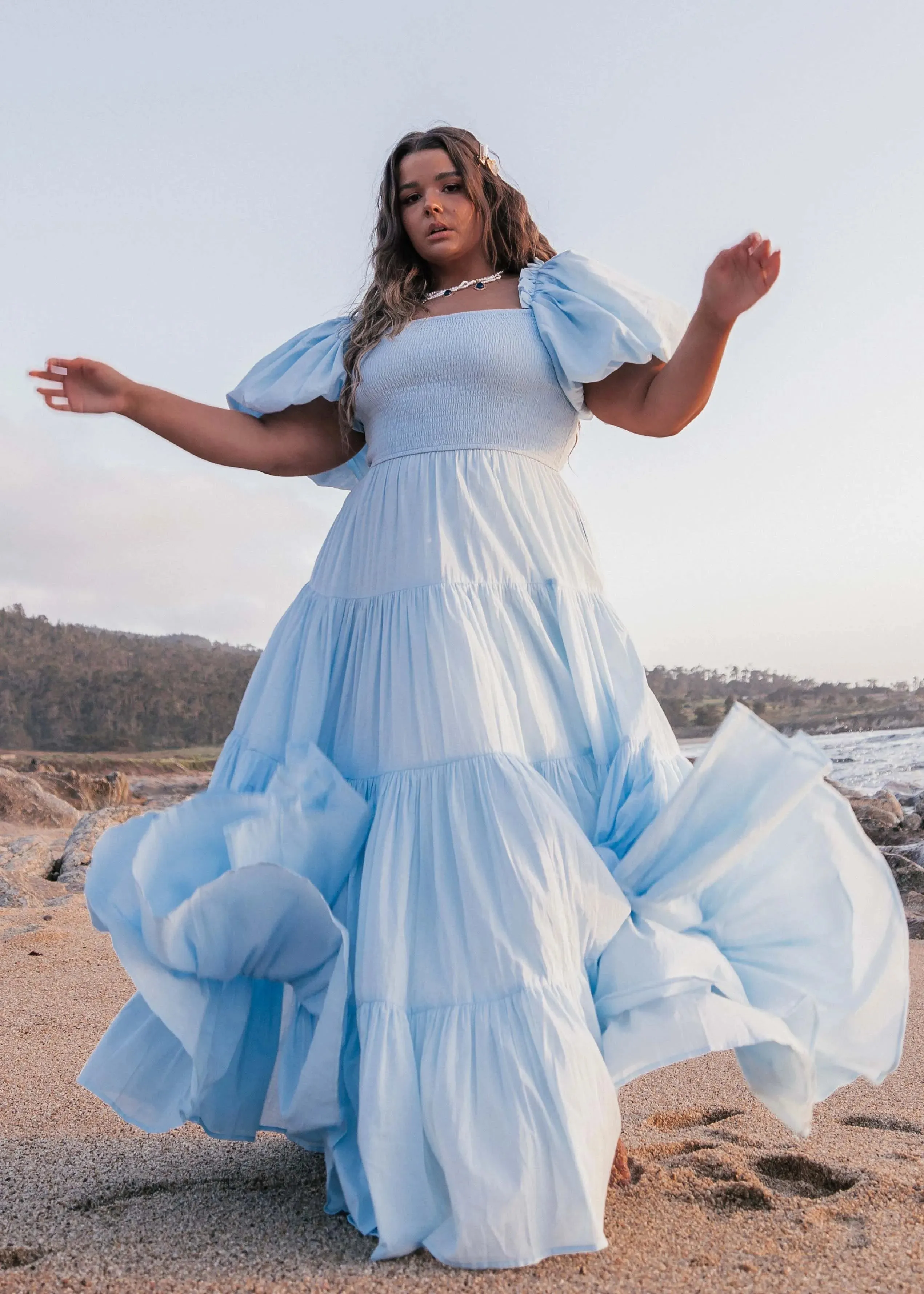 Luna Dress Blue sold by JessaKae product image thumbnail 3