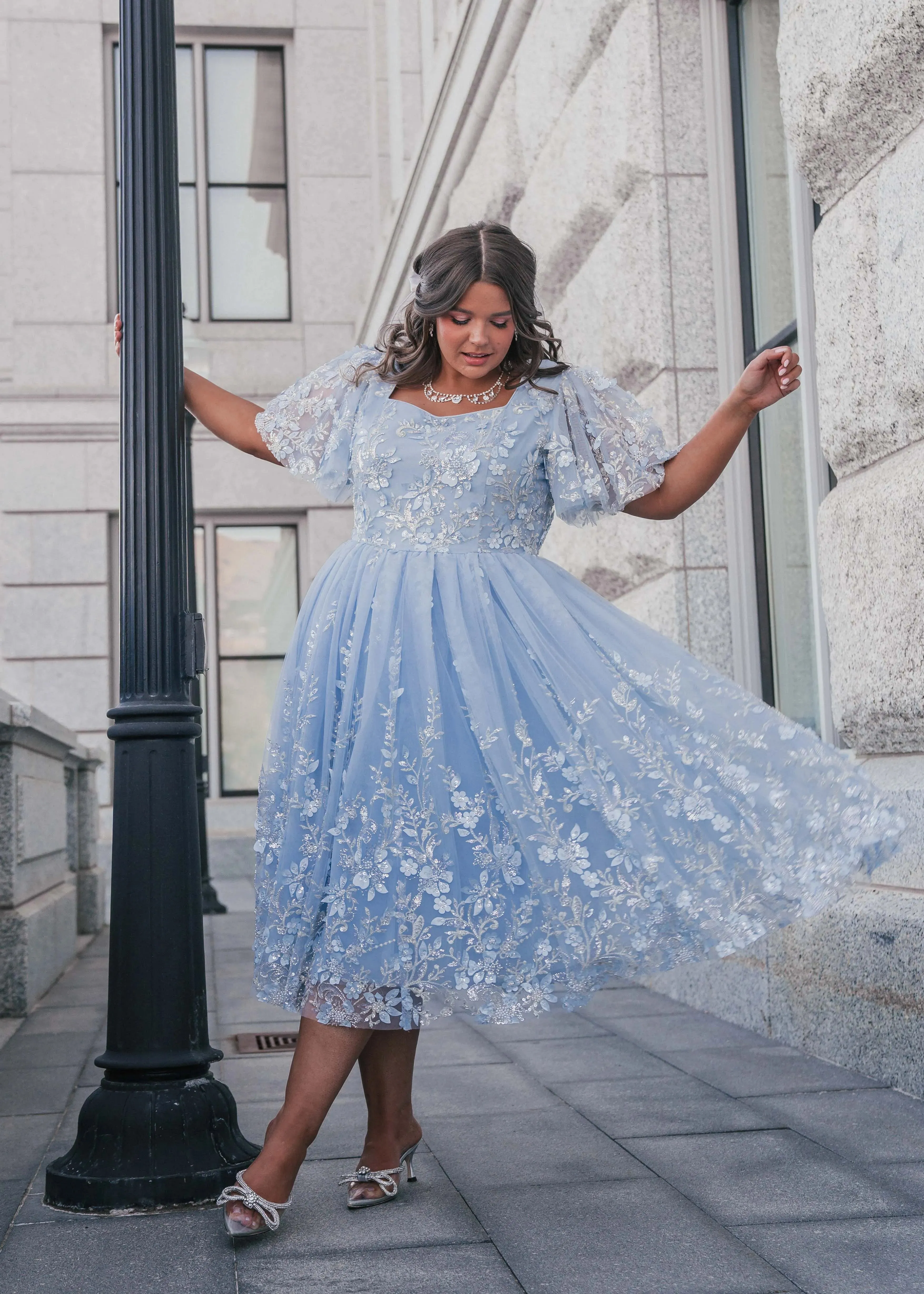 Misty Dress Misty Blue sold by JessaKae product image thumbnail 4