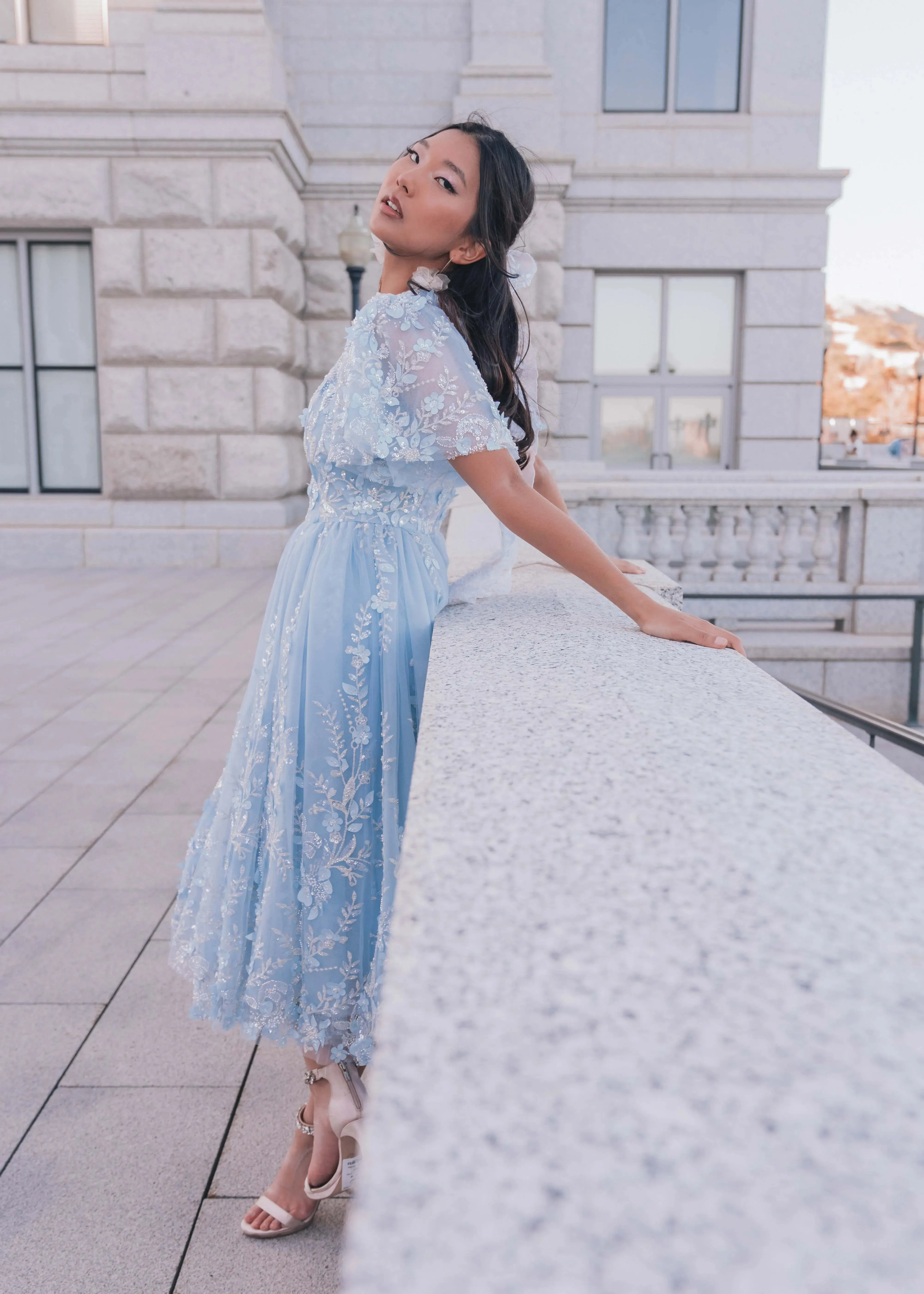 Misty Dress Misty Blue sold by JessaKae product image thumbnail 3