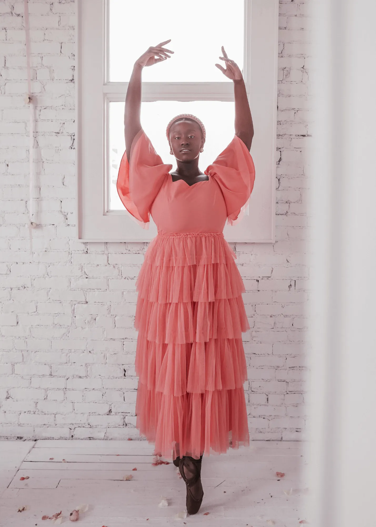 Allegro Dress - Coral sold by JessaKae product image thumbnail 5