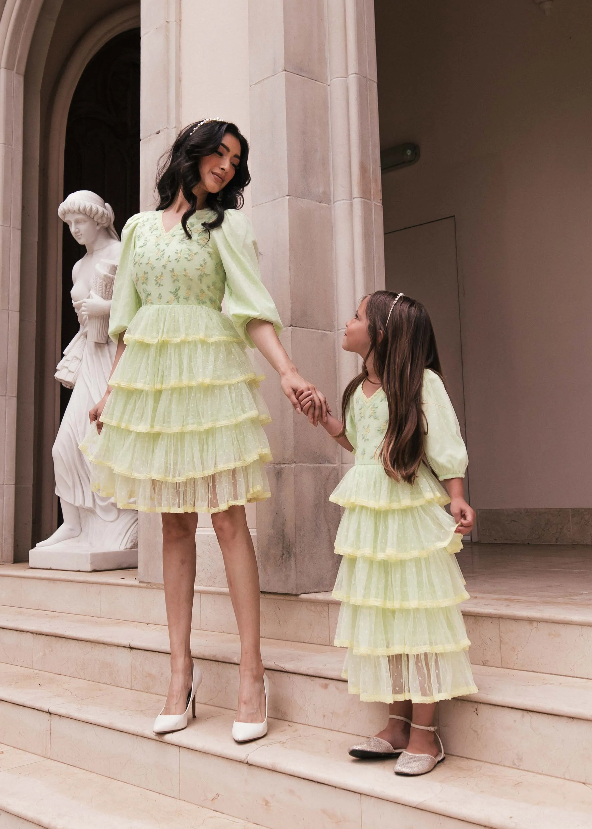 Tiana Girls Dress sold by JessaKae product image thumbnail 3