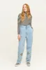 Addison - Tapered Denim Jeans with Orion Embroidery sold by Lucy & Yak