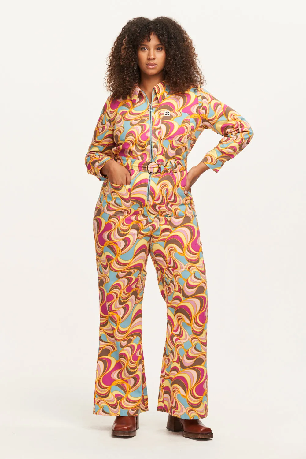 Maggie Jumpsuit: ORGANIC COTTON - Shirley | Parallel