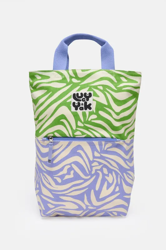 Dylan - Canvas Backpack in Zendaya Print sold by Lucy & Yak