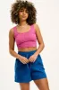Charlie - Cotton Shorts in Electric Indigo sold by Lucy & Yak