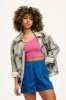 Charlie - Cotton Shorts in Electric Indigo sold by Lucy & Yak