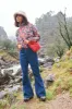 Ziggy - Flare Denim Jeans in Mid Wash Blue sold by Lucy & Yak